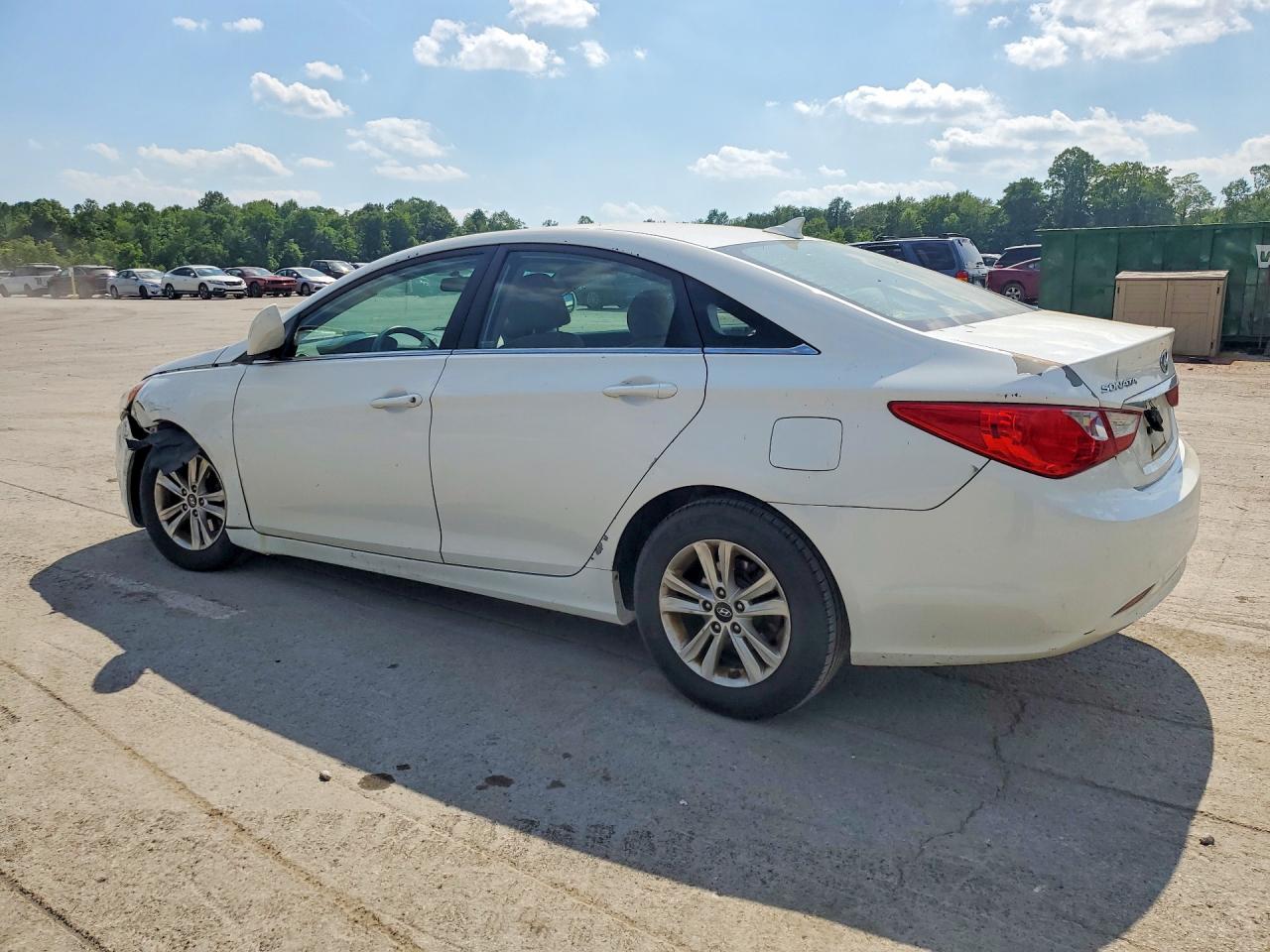 2011 Hyundai Sonata Gls White vin: 5NPEB4AC7BH047158