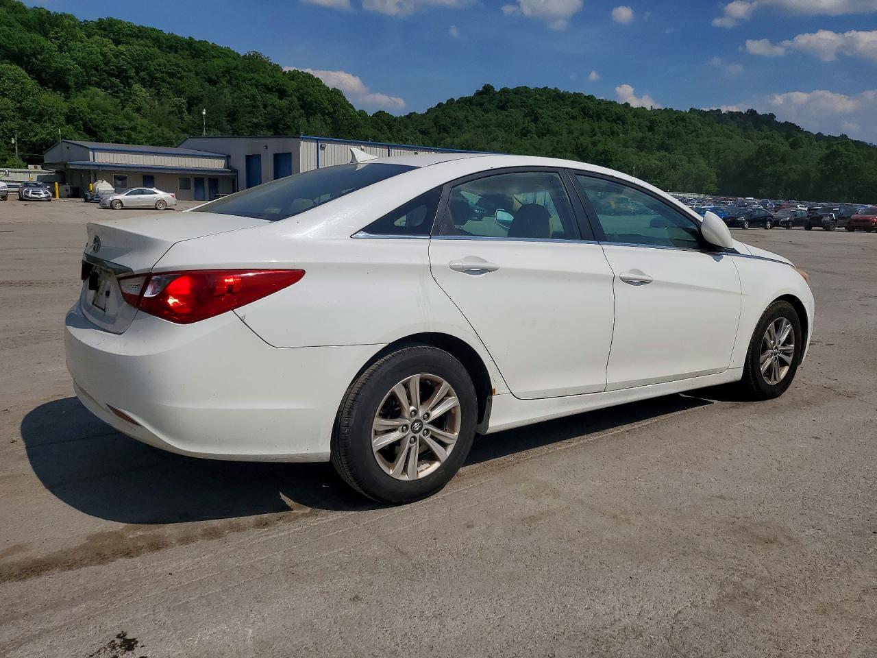 2011 Hyundai Sonata Gls White vin: 5NPEB4AC7BH047158