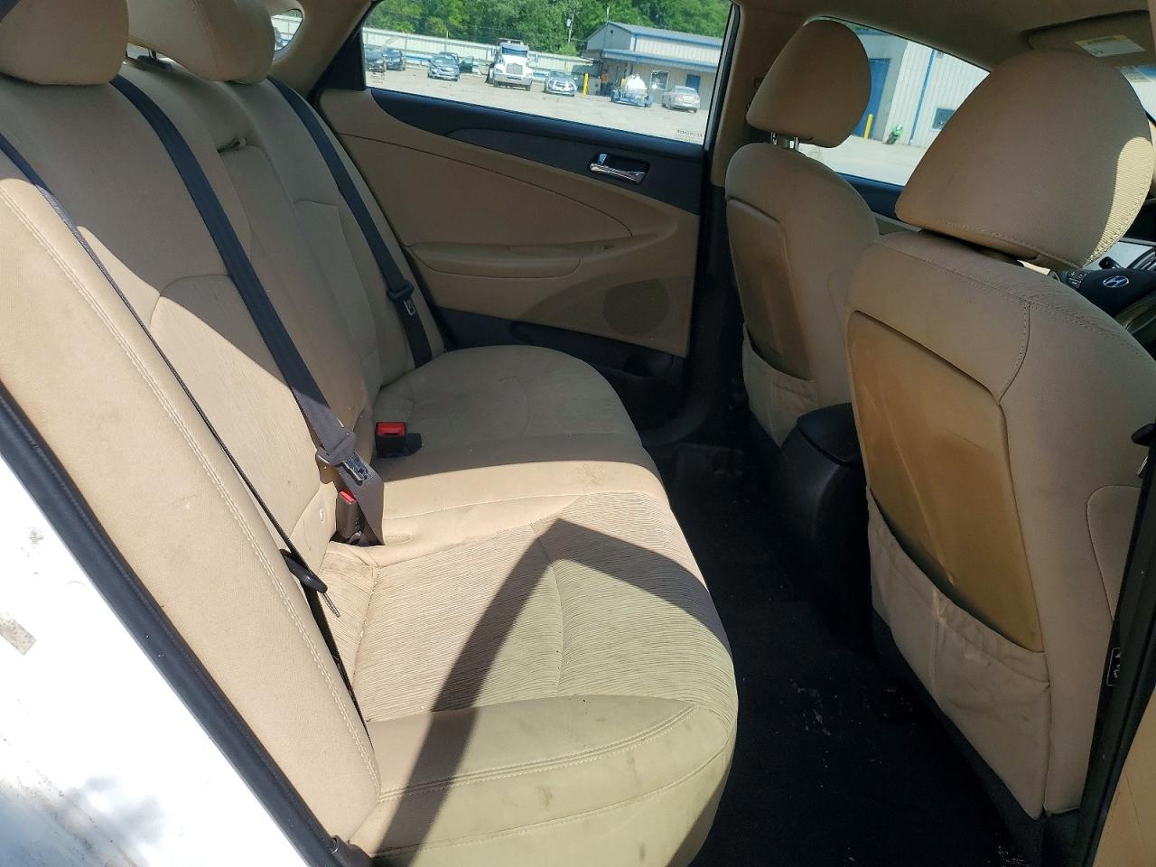 2011 Hyundai Sonata Gls White vin: 5NPEB4AC7BH047158