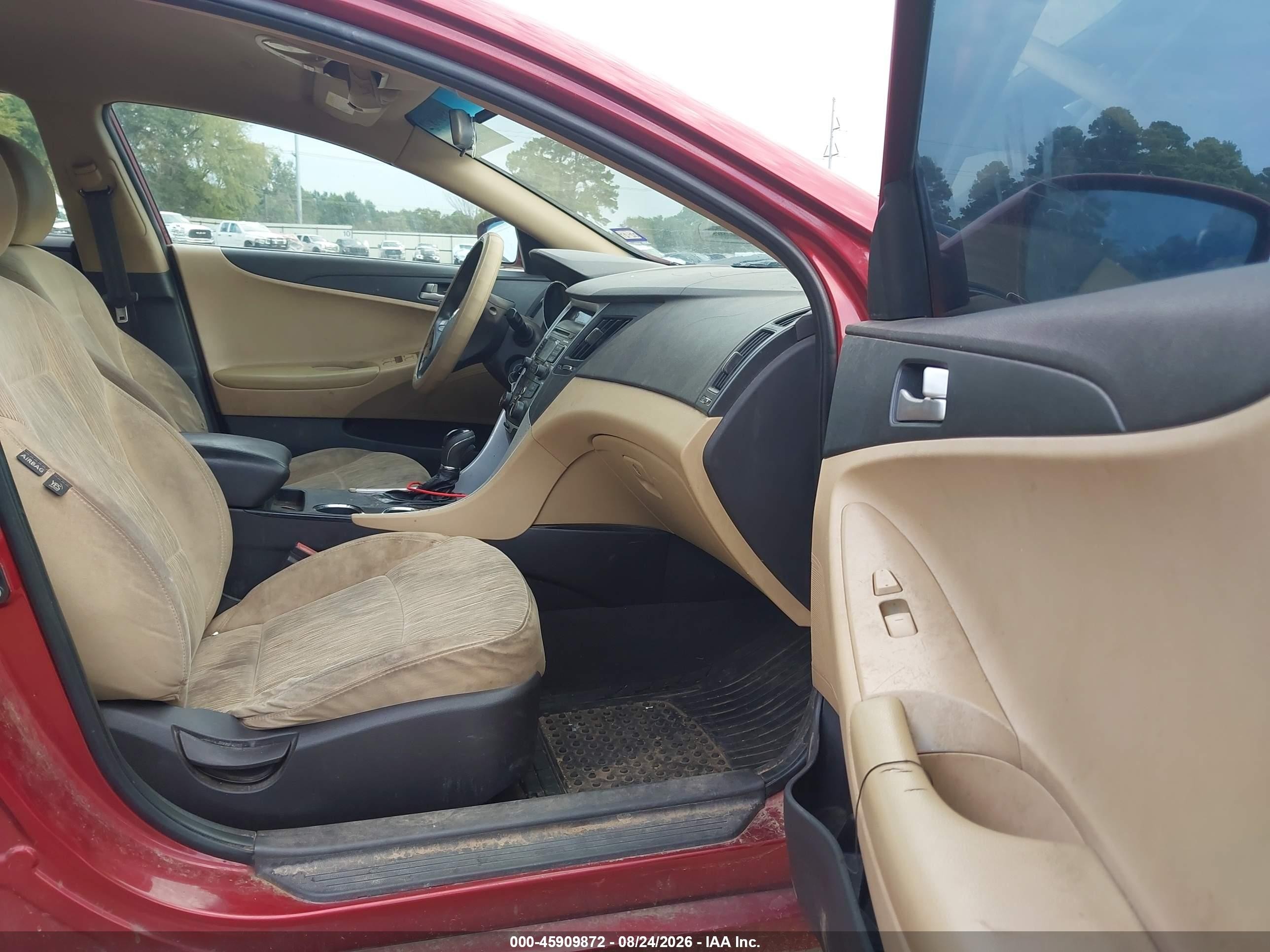 2011 Hyundai Sonata Gls Maroon vin: 5NPEB4AC7BH048519