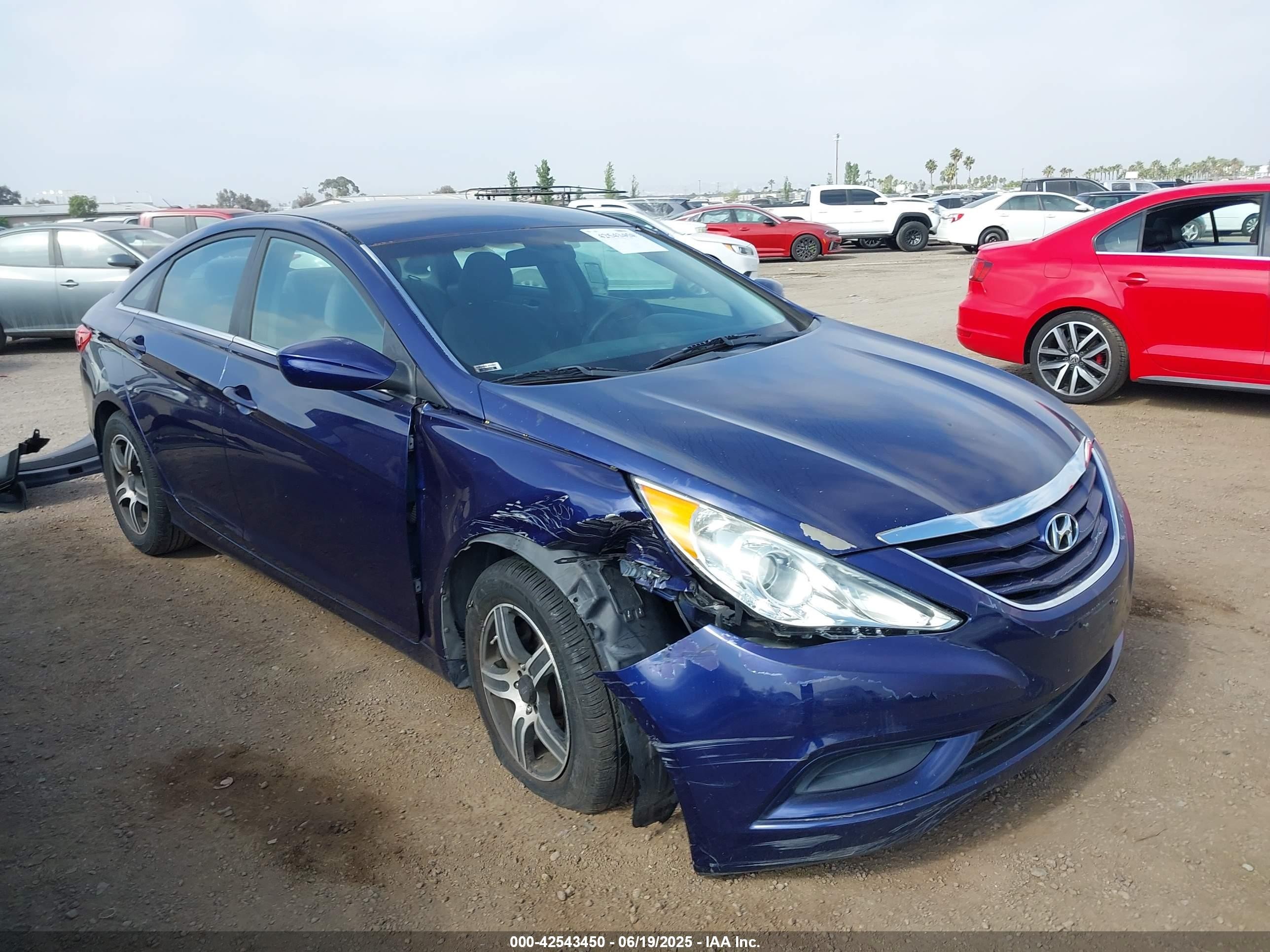 2011 Hyundai Sonata Gls Blue vin: 5NPEB4AC7BH060699