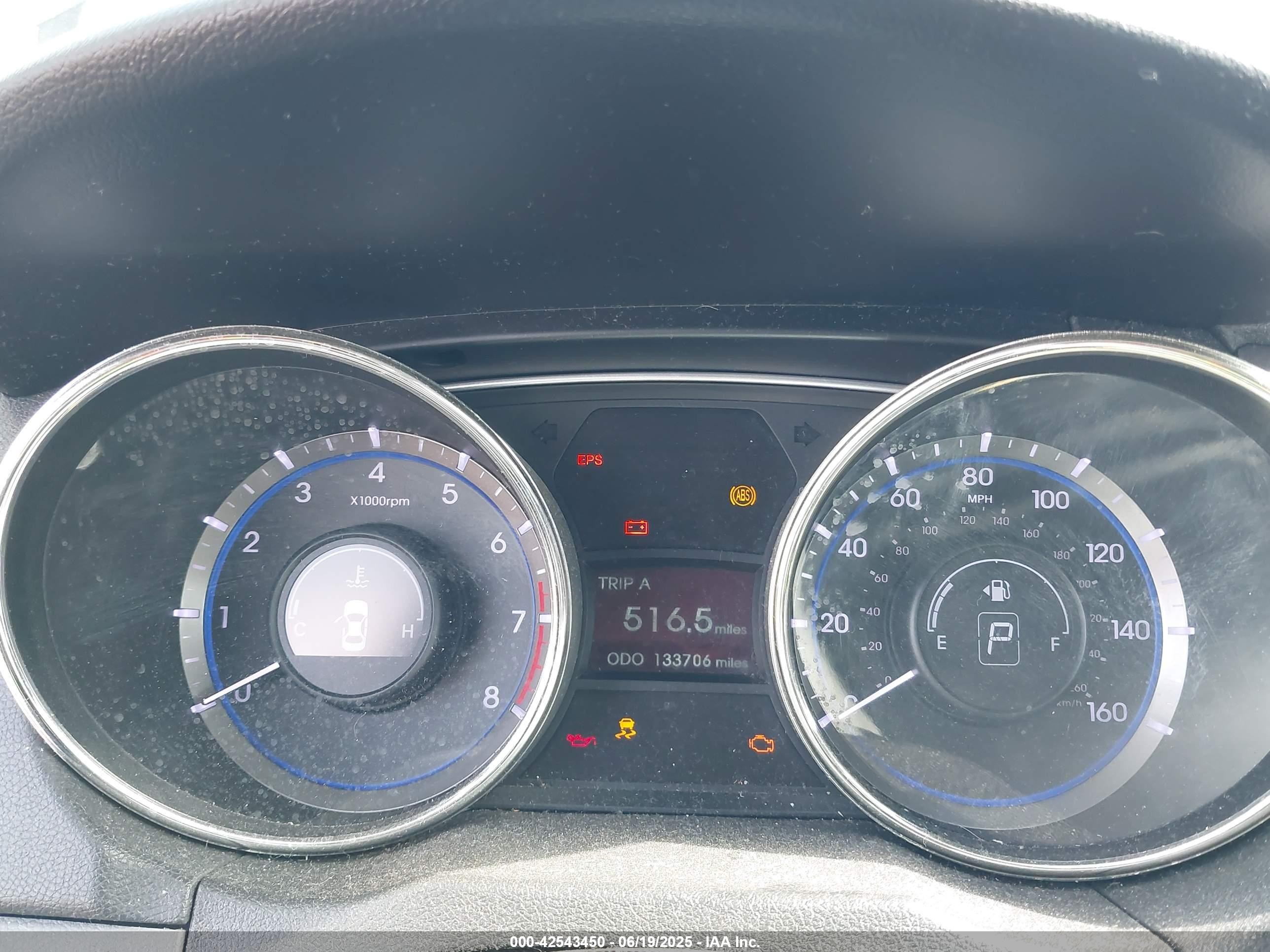 2011 Hyundai Sonata Gls Blue vin: 5NPEB4AC7BH060699