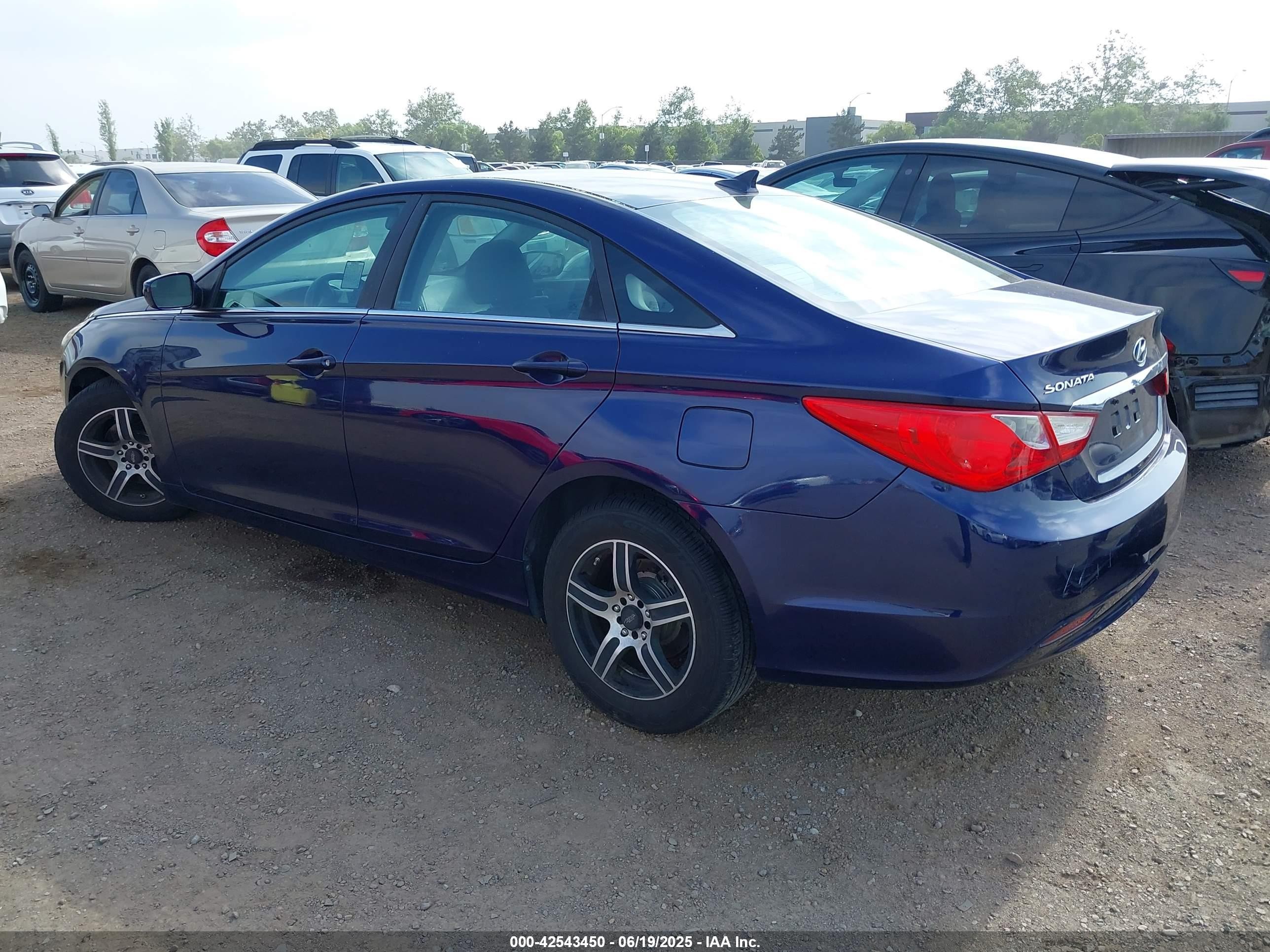 2011 Hyundai Sonata Gls Blue vin: 5NPEB4AC7BH060699
