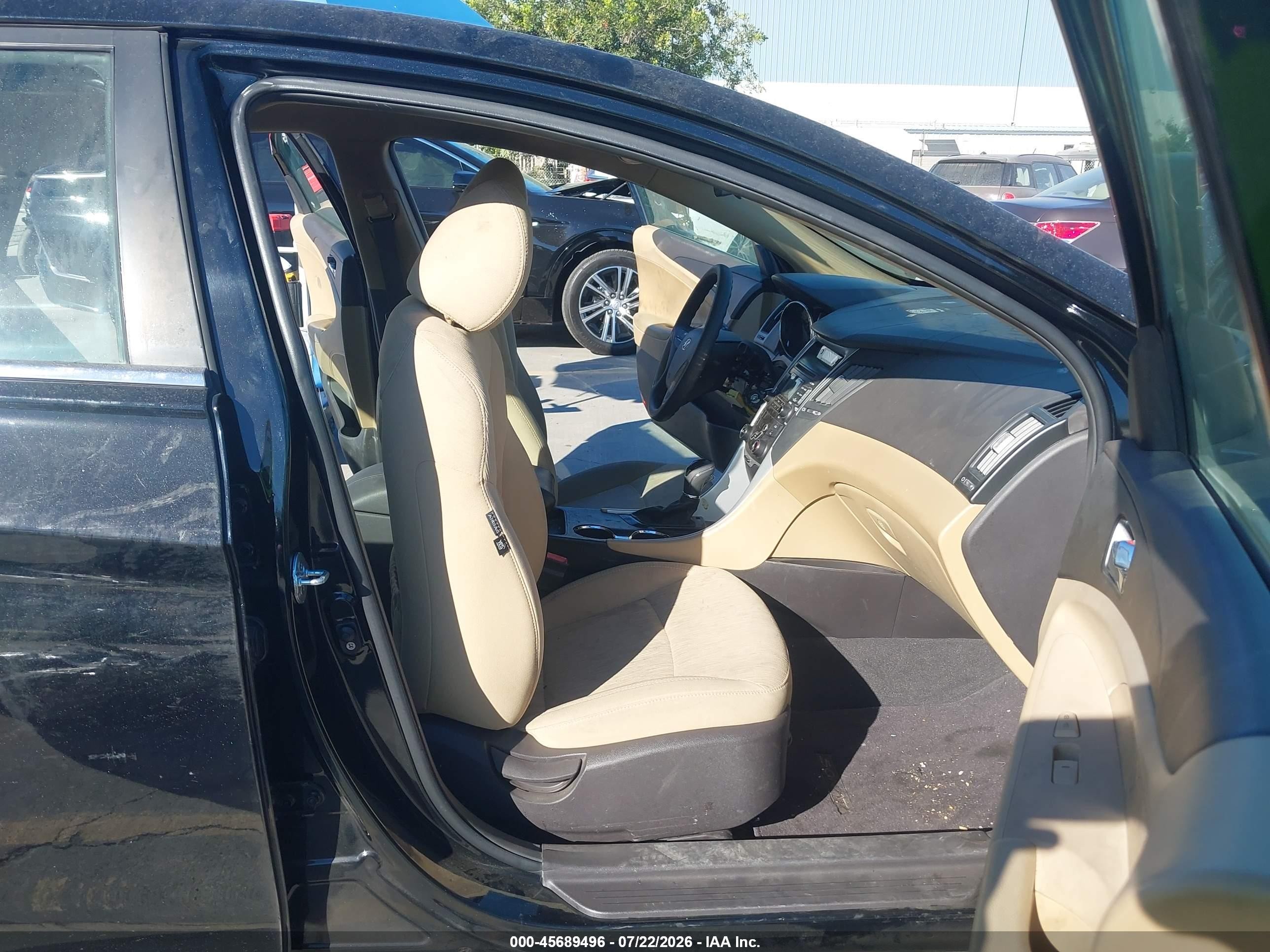 2011 Hyundai Sonata Gls Черный vin: 5NPEB4AC7BH065725