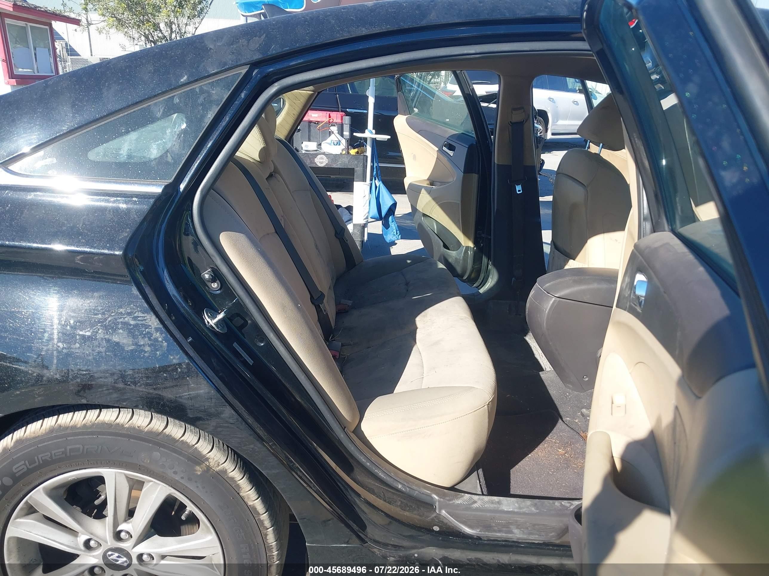 2011 Hyundai Sonata Gls Черный vin: 5NPEB4AC7BH065725