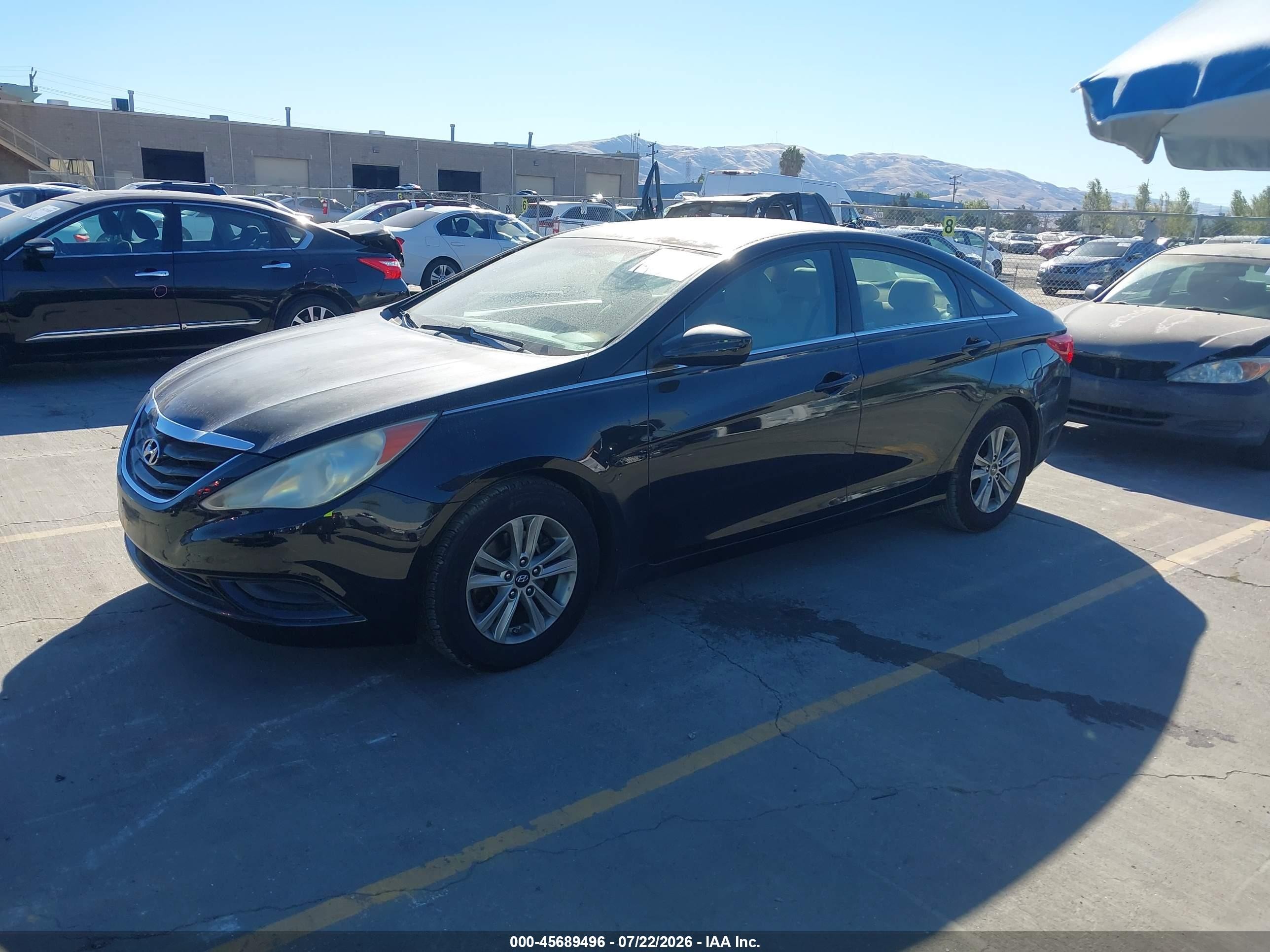 2011 Hyundai Sonata Gls Черный vin: 5NPEB4AC7BH065725