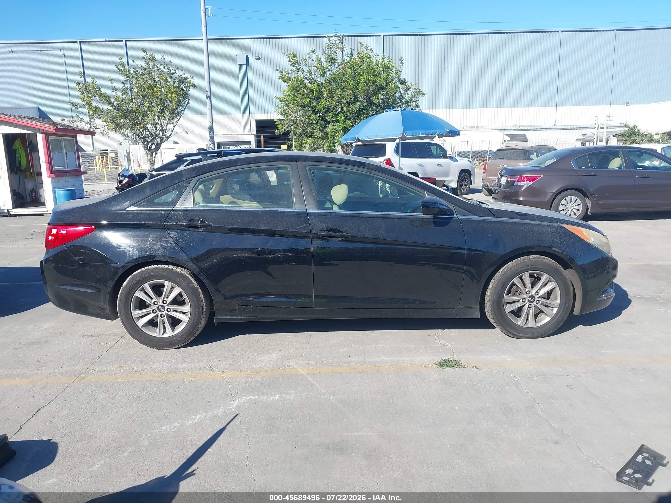 2011 Hyundai Sonata Gls Черный vin: 5NPEB4AC7BH065725