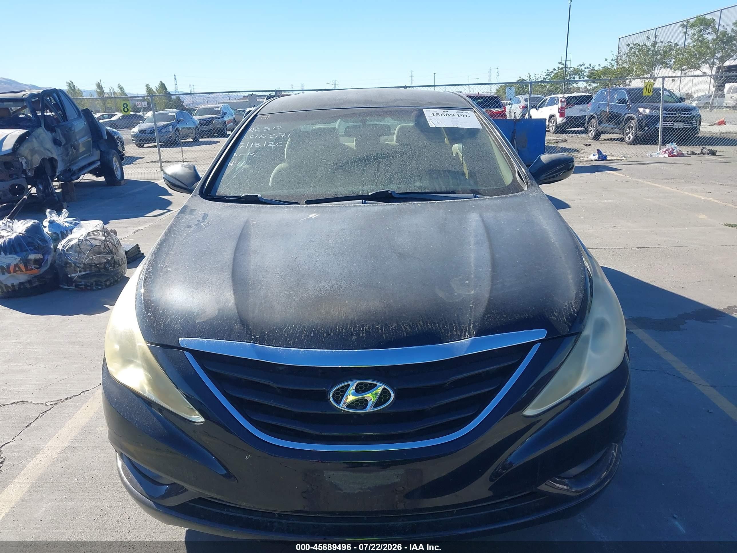 2011 Hyundai Sonata Gls Черный vin: 5NPEB4AC7BH065725