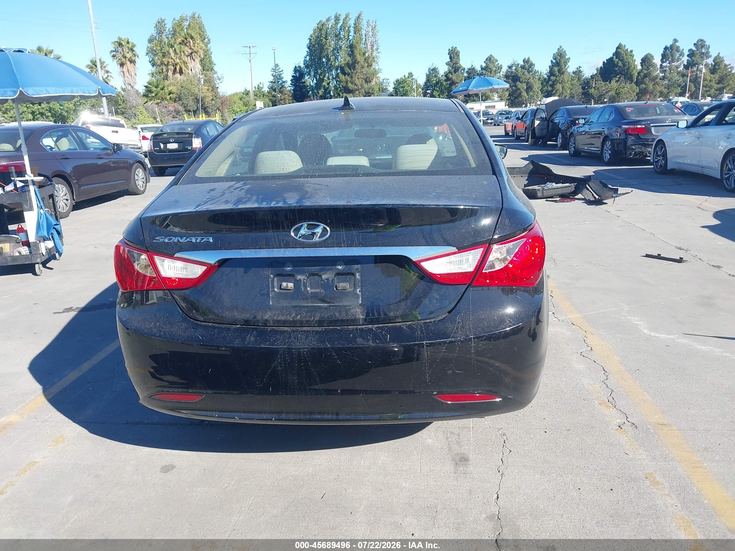 2011 Hyundai Sonata Gls Черный vin: 5NPEB4AC7BH065725