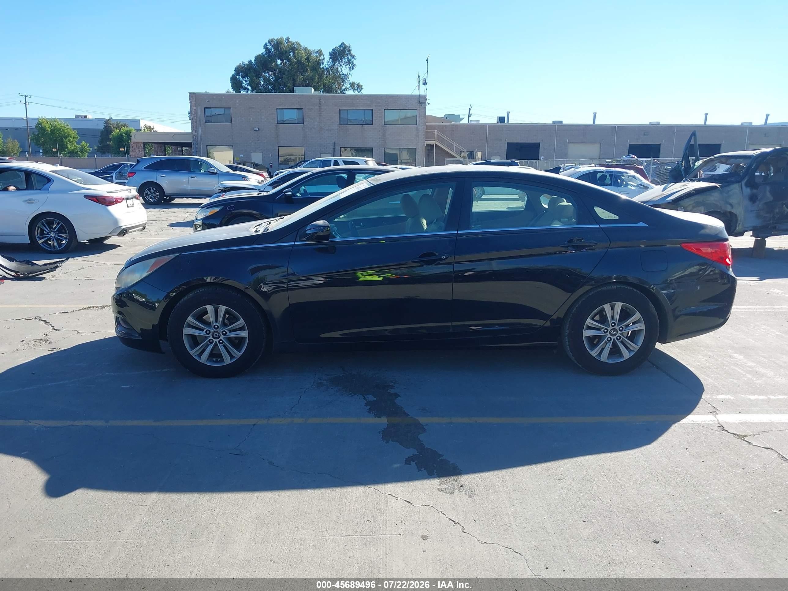 2011 Hyundai Sonata Gls Черный vin: 5NPEB4AC7BH065725