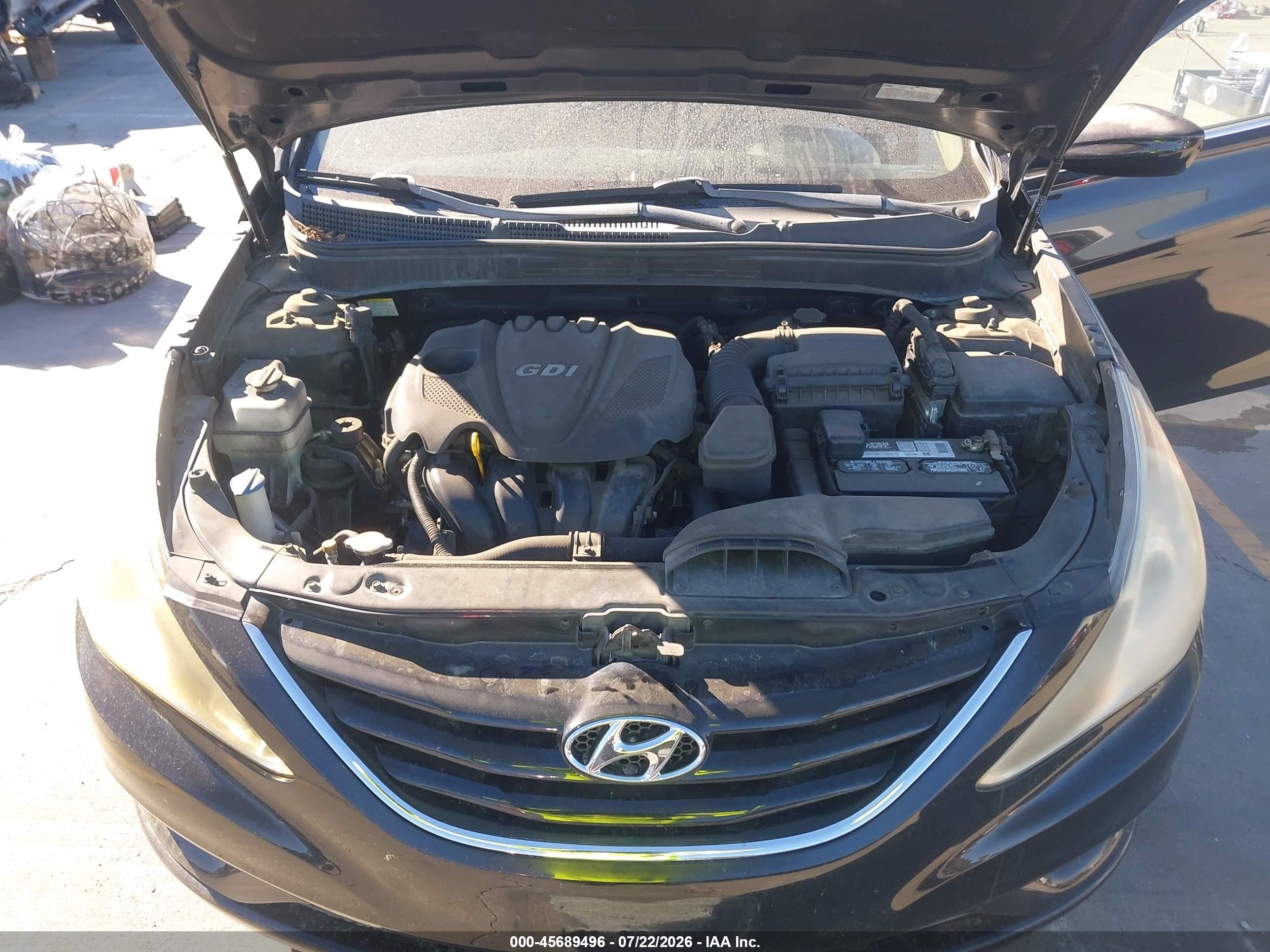 2011 Hyundai Sonata Gls Черный vin: 5NPEB4AC7BH065725