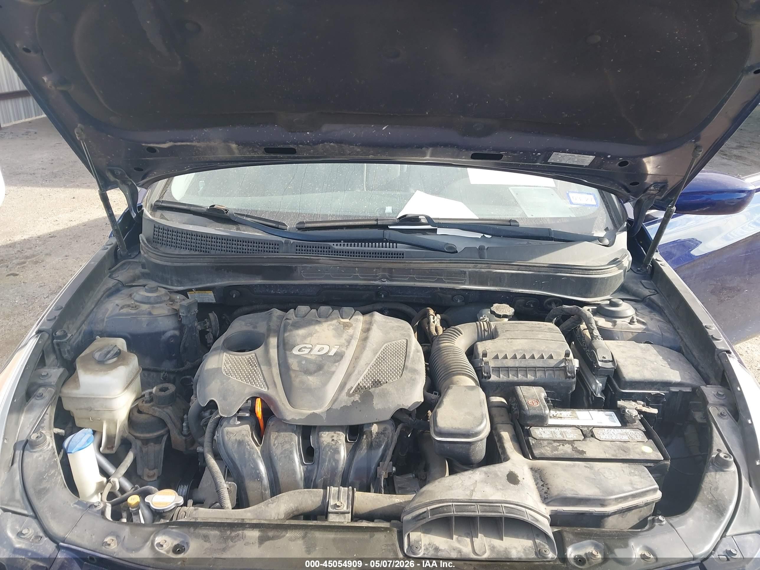 2011 Hyundai Sonata Gls Dark Blue vin: 5NPEB4AC7BH066227