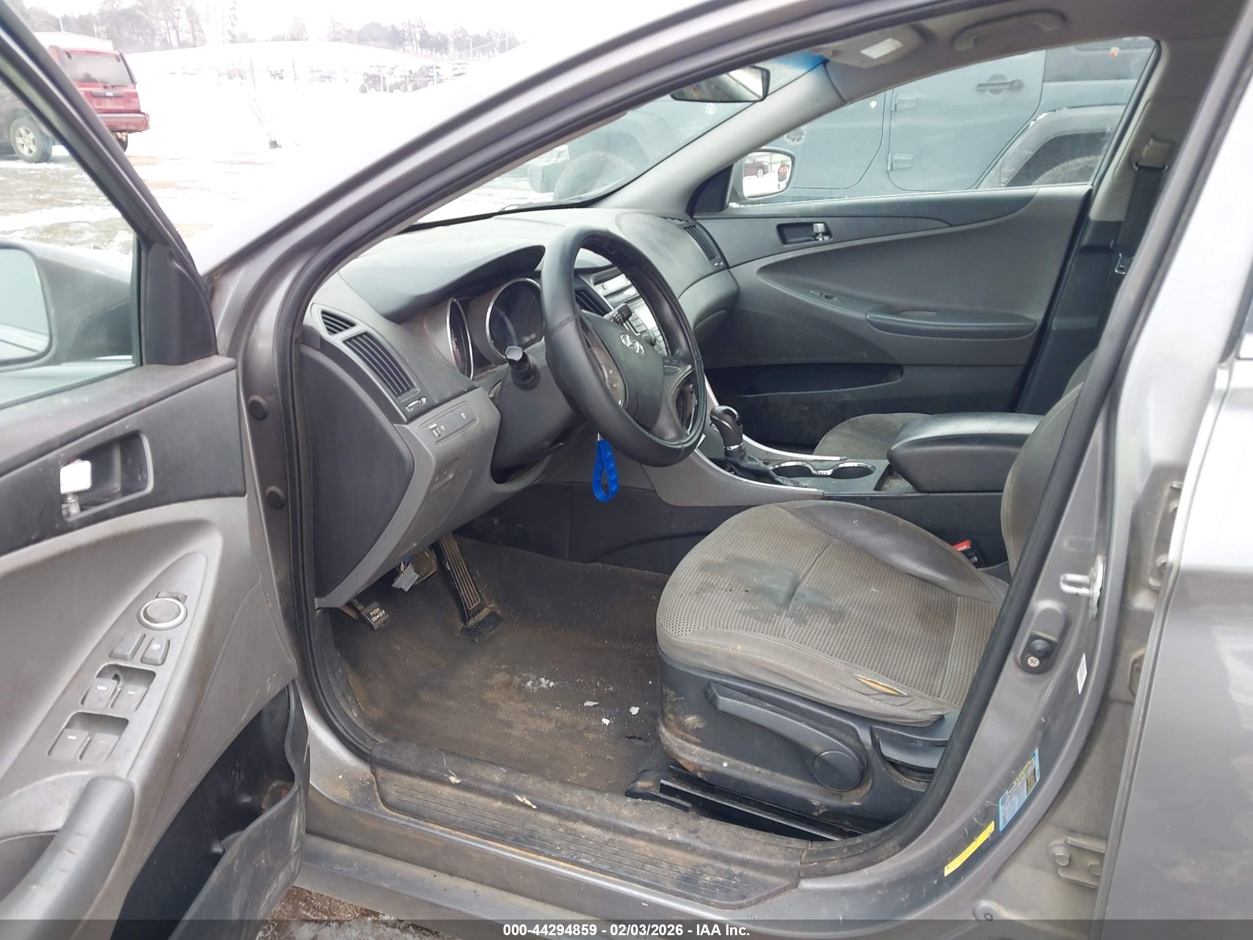 2011 Hyundai Sonata Gls Gray vin: 5NPEB4AC7BH072075