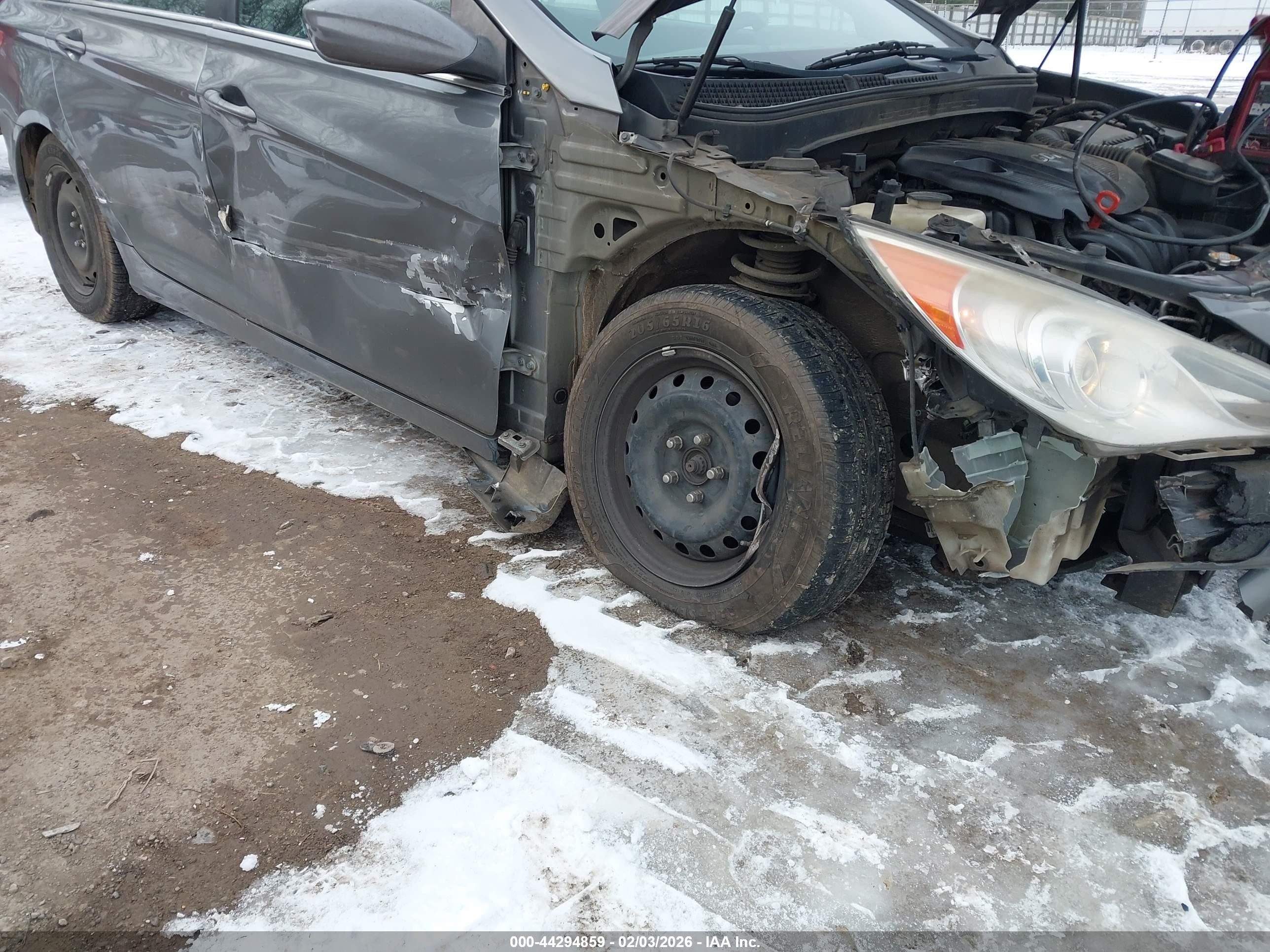 2011 Hyundai Sonata Gls Gray vin: 5NPEB4AC7BH072075