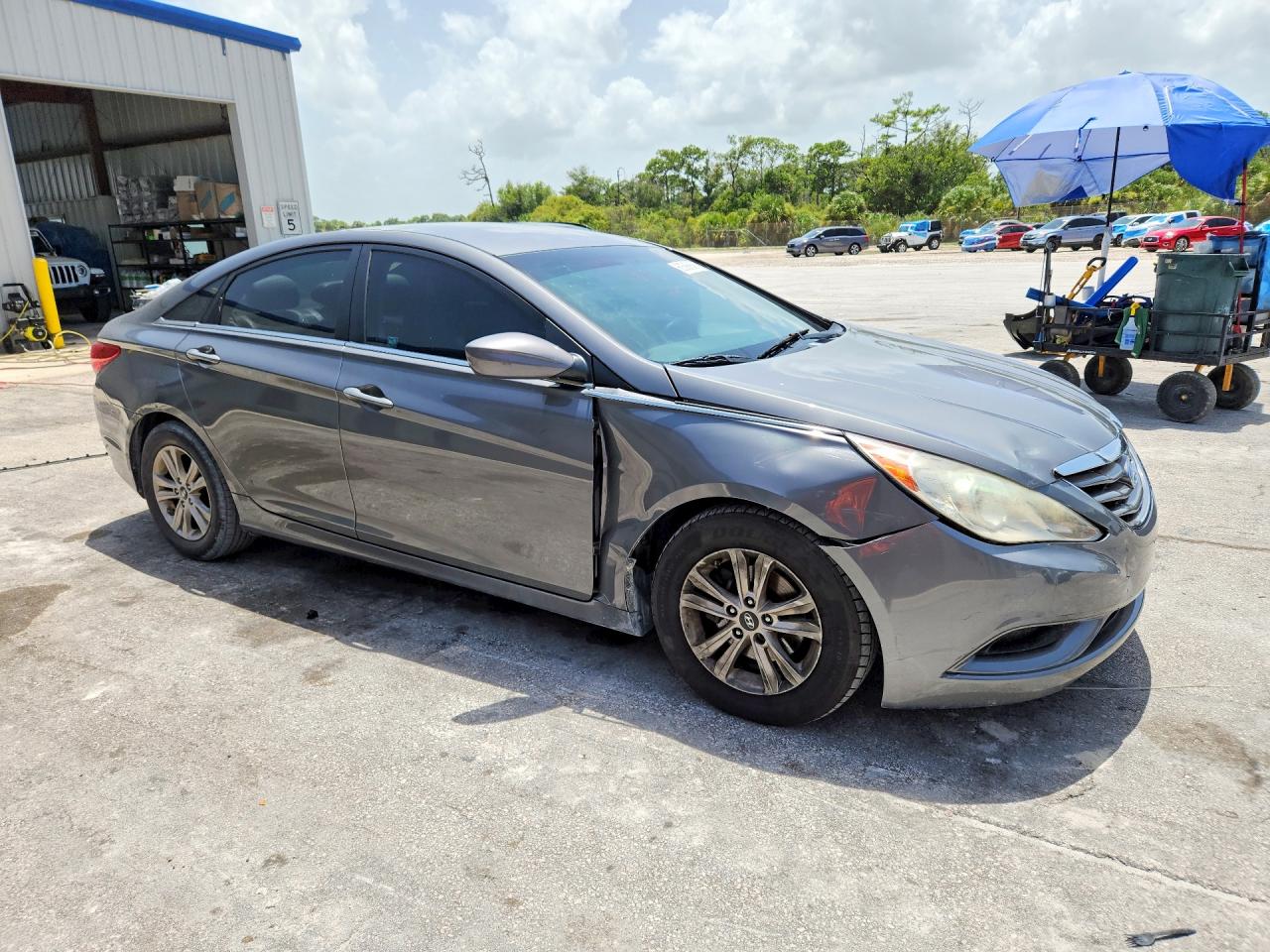 2011 Hyundai Sonata Gls Gray vin: 5NPEB4AC7BH073582