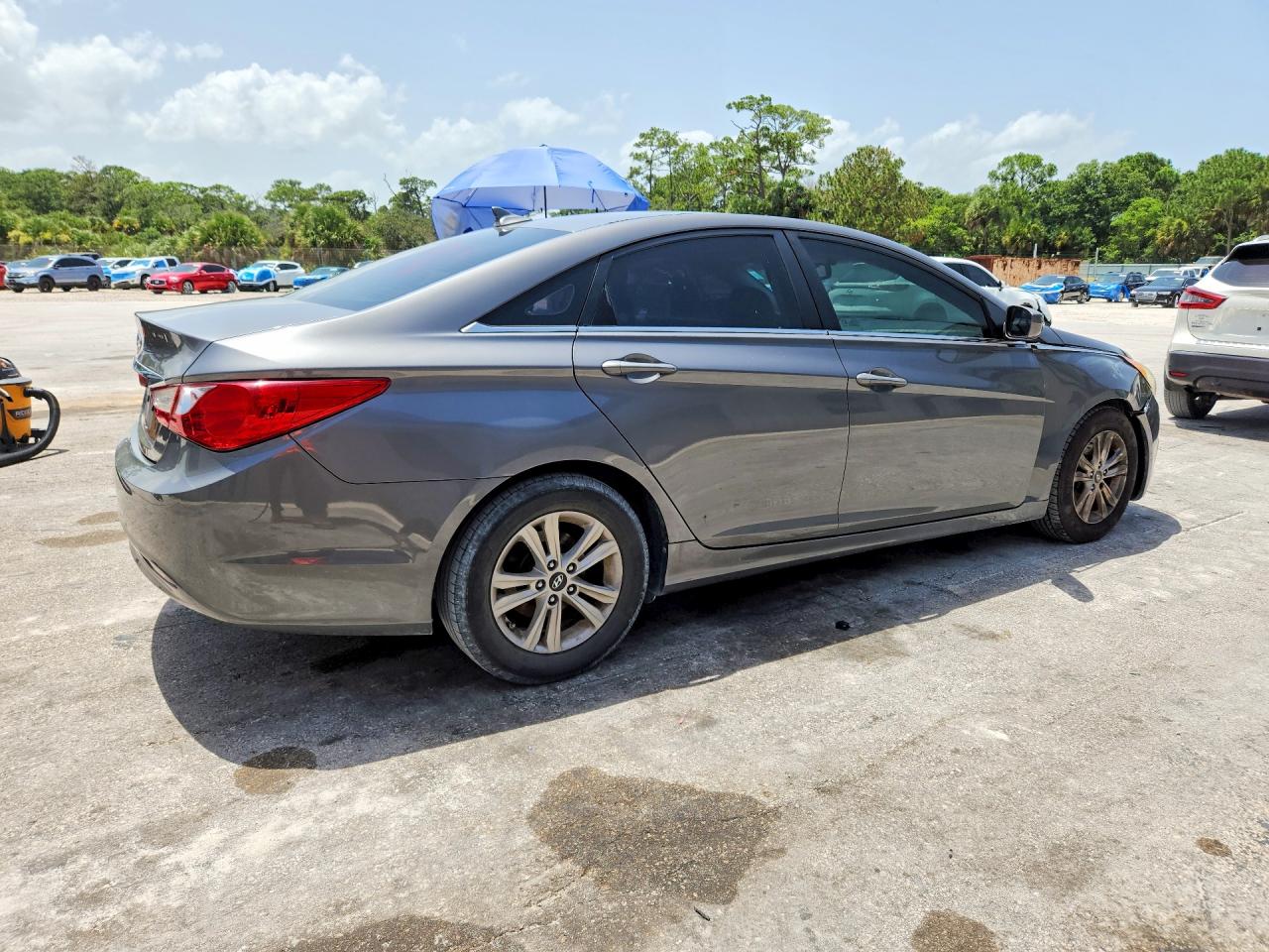 2011 Hyundai Sonata Gls Gray vin: 5NPEB4AC7BH073582