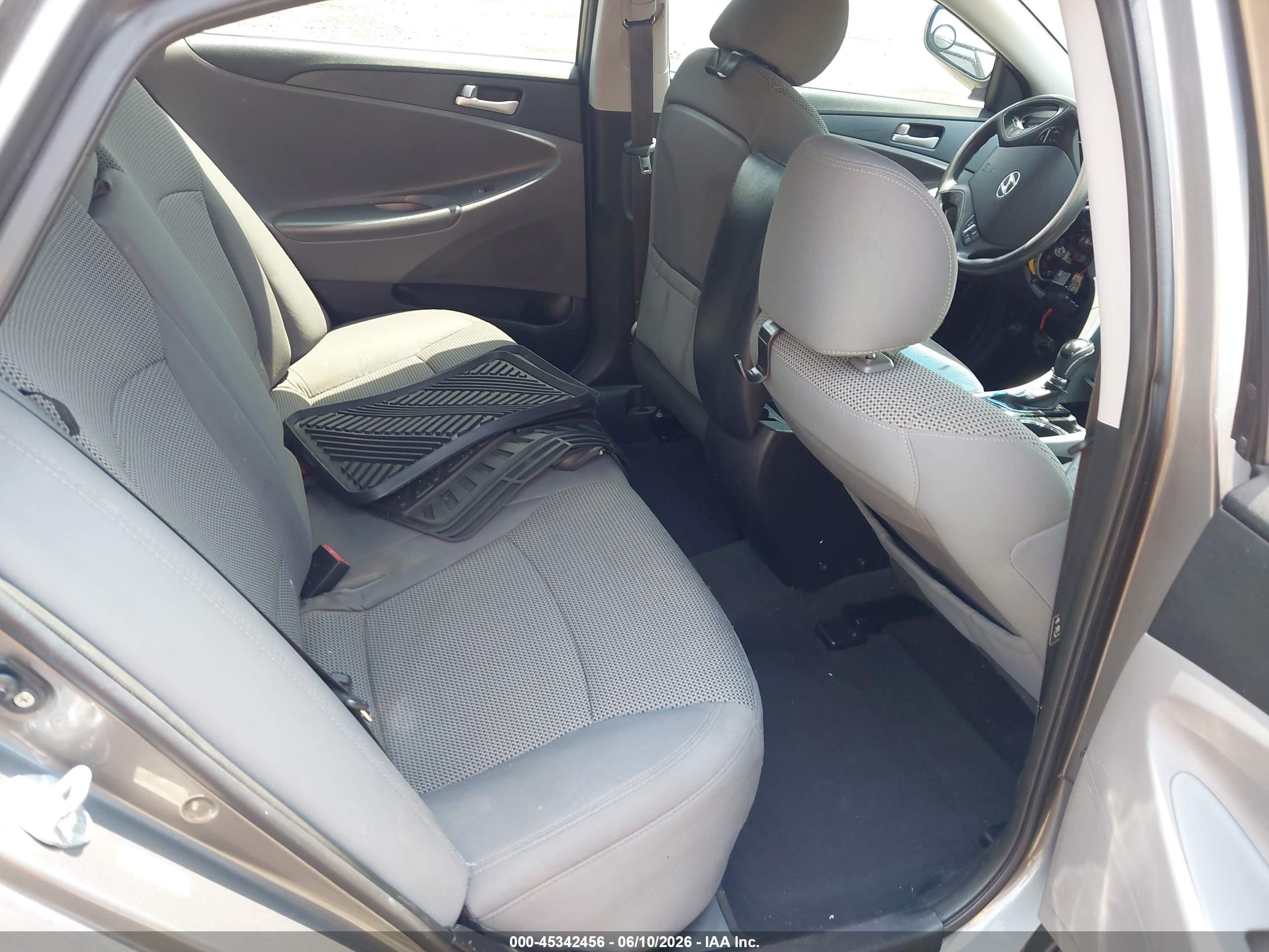 2011 Hyundai Sonata Gls Gray vin: 5NPEB4AC7BH078233