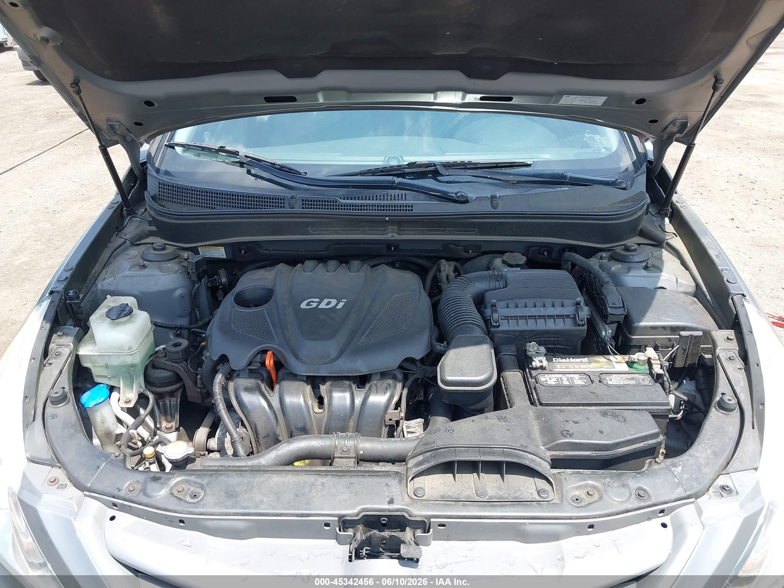 2011 Hyundai Sonata Gls Gray vin: 5NPEB4AC7BH078233