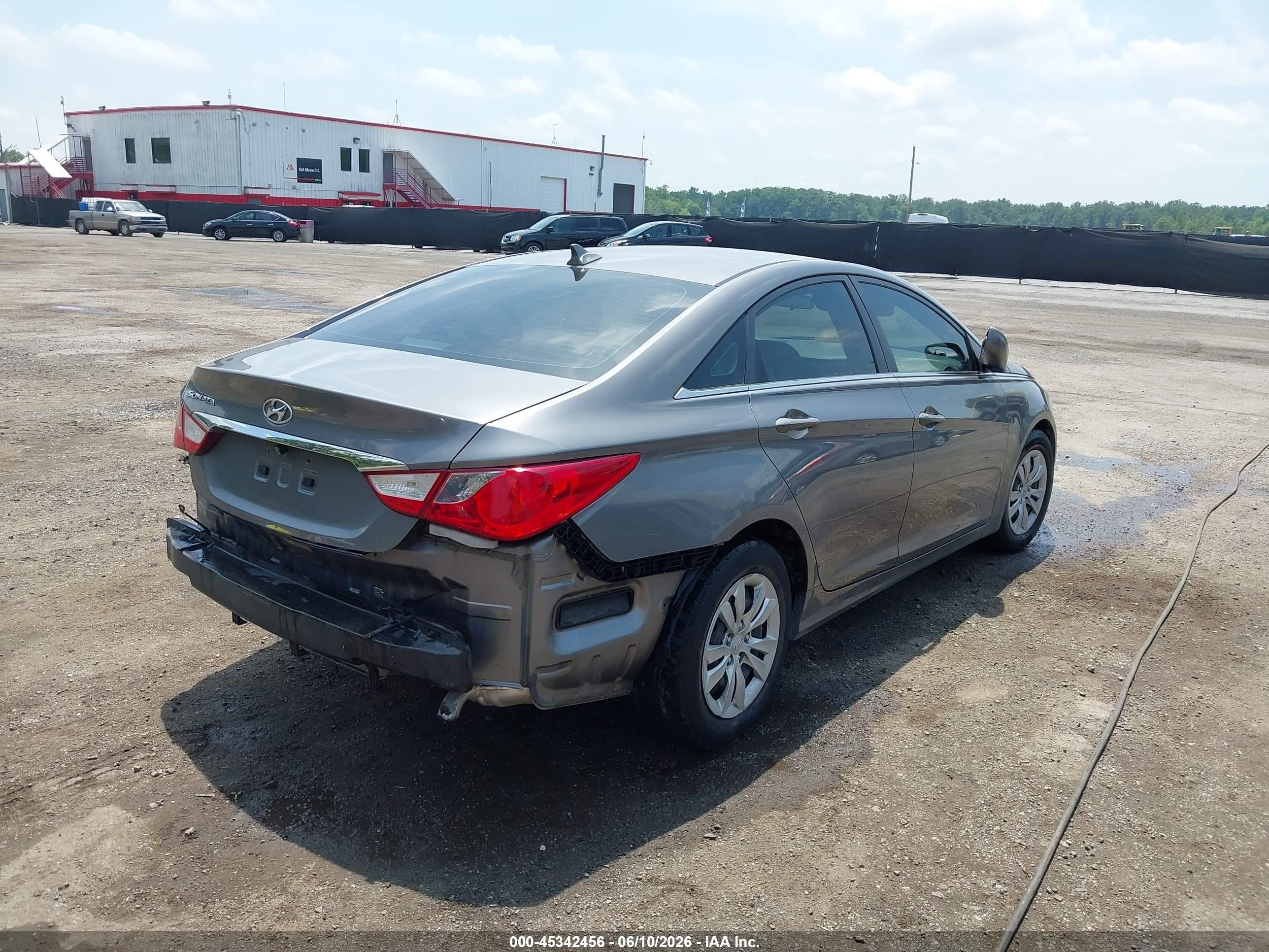 2011 Hyundai Sonata Gls Gray vin: 5NPEB4AC7BH078233