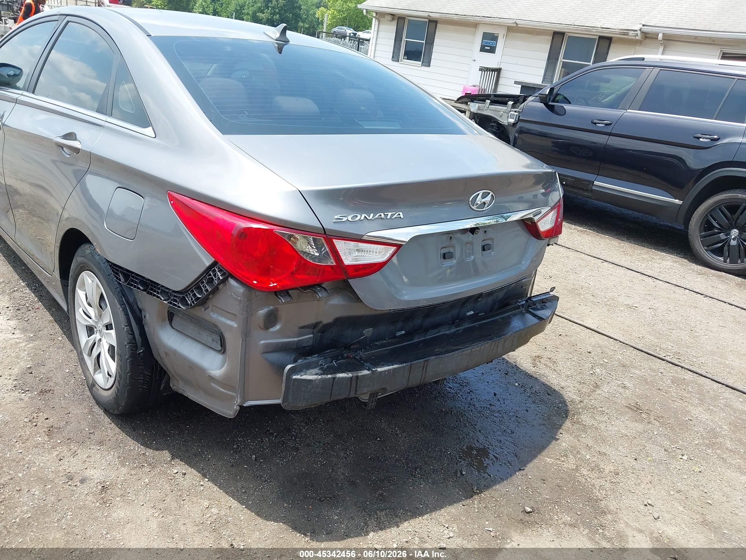 2011 Hyundai Sonata Gls Gray vin: 5NPEB4AC7BH078233