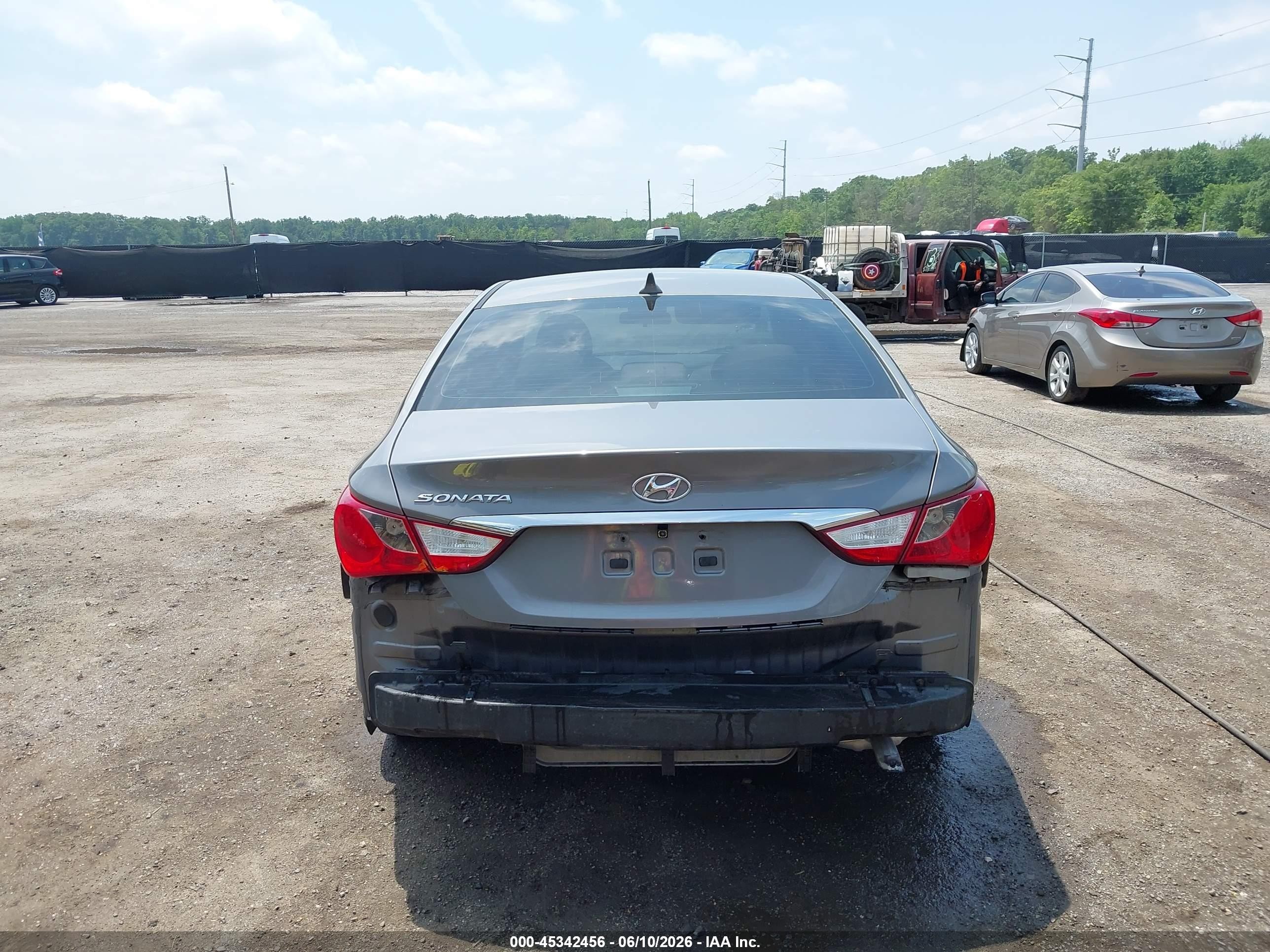2011 Hyundai Sonata Gls Gray vin: 5NPEB4AC7BH078233