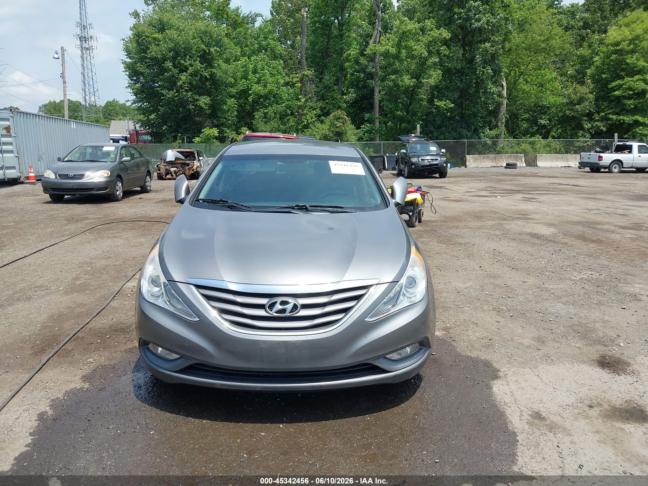 2011 Hyundai Sonata Gls Gray vin: 5NPEB4AC7BH078233