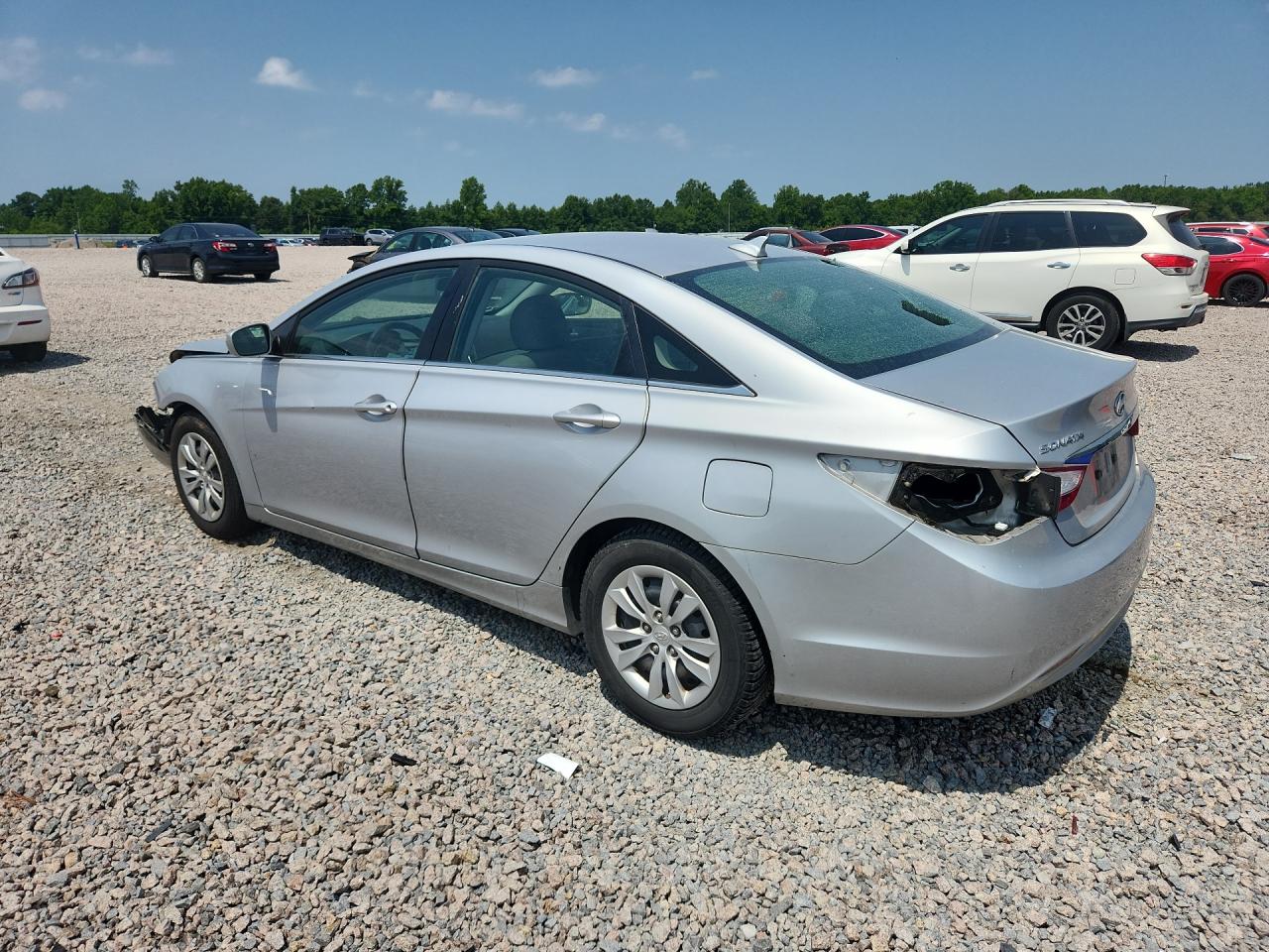 2011 Hyundai Sonata Gls Silver vin: 5NPEB4AC7BH095145
