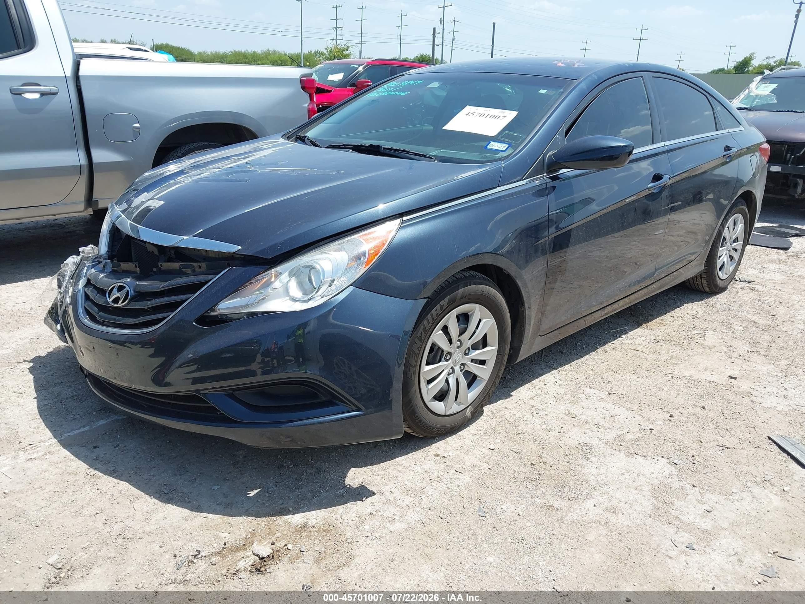 2011 Hyundai Sonata Gls Black vin: 5NPEB4AC7BH100862