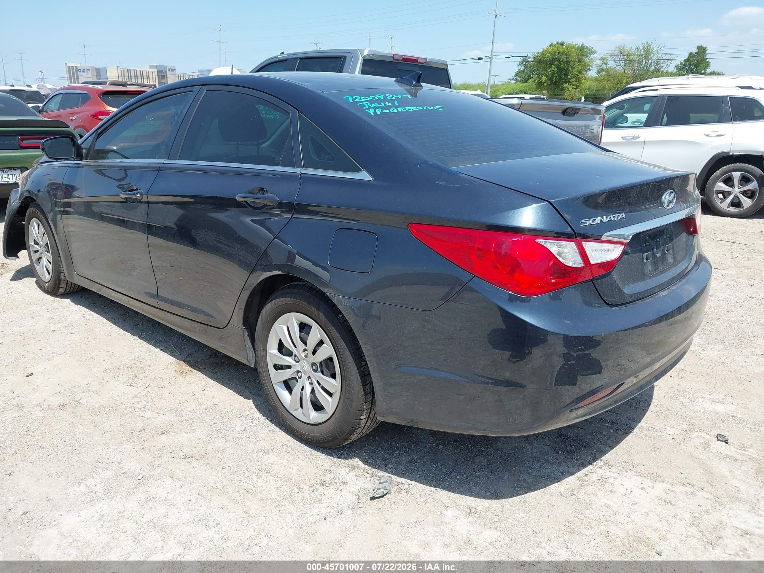 2011 Hyundai Sonata Gls Black vin: 5NPEB4AC7BH100862