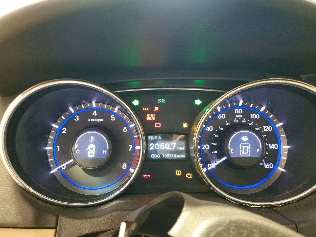2011 Hyundai Sonata Gls Blue vin: 5NPEB4AC7BH106838