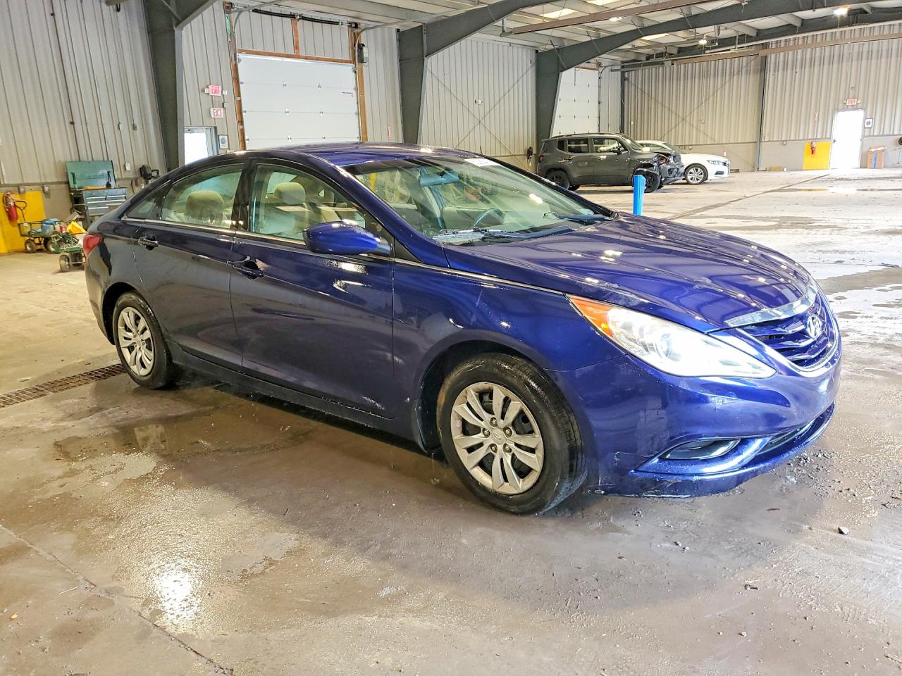 2011 Hyundai Sonata Gls Blue vin: 5NPEB4AC7BH106838
