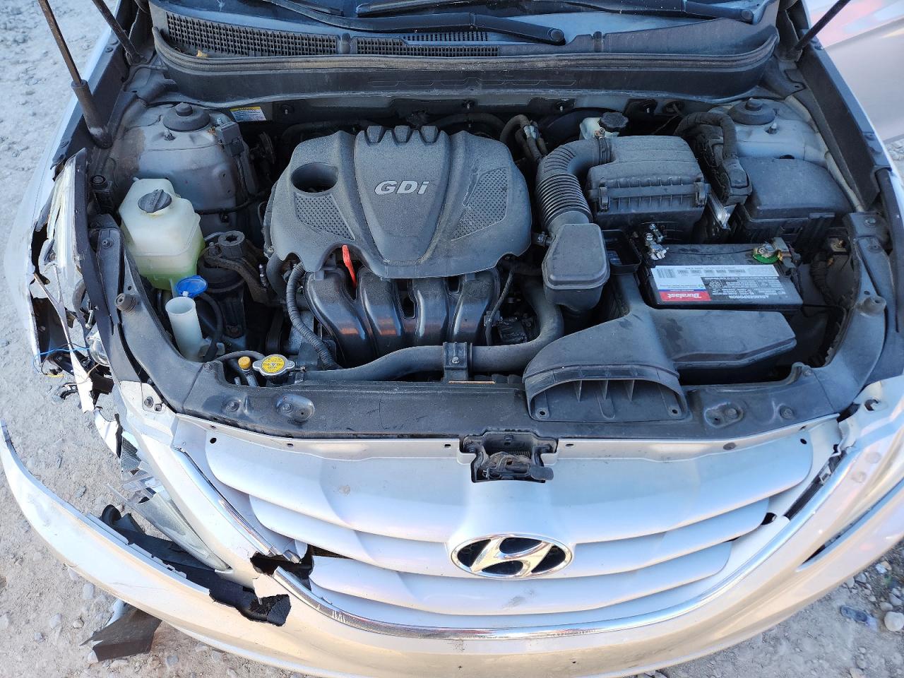 2011 Hyundai Sonata Gls Silver vin: 5NPEB4AC7BH126409
