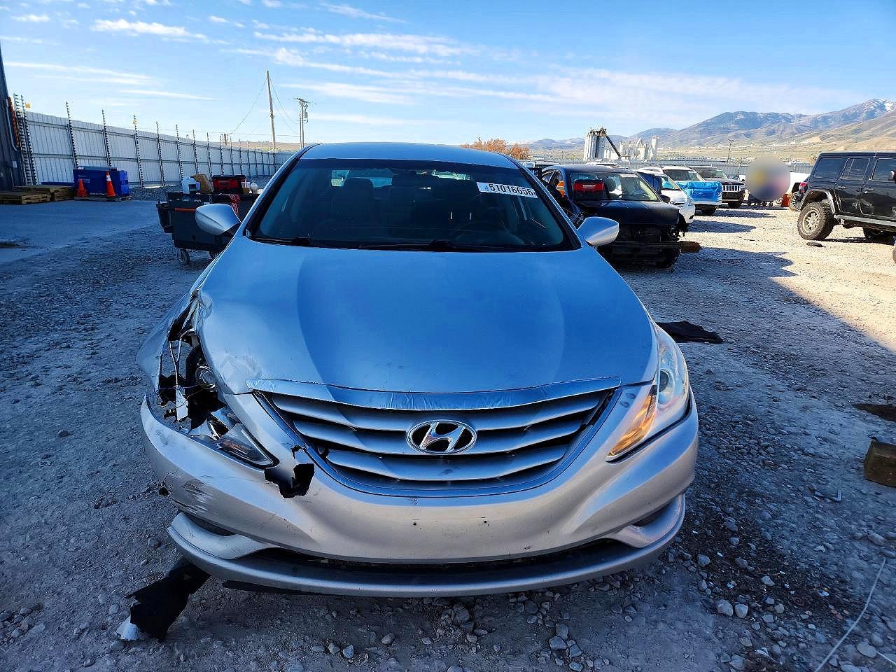 2011 Hyundai Sonata Gls Silver vin: 5NPEB4AC7BH126409