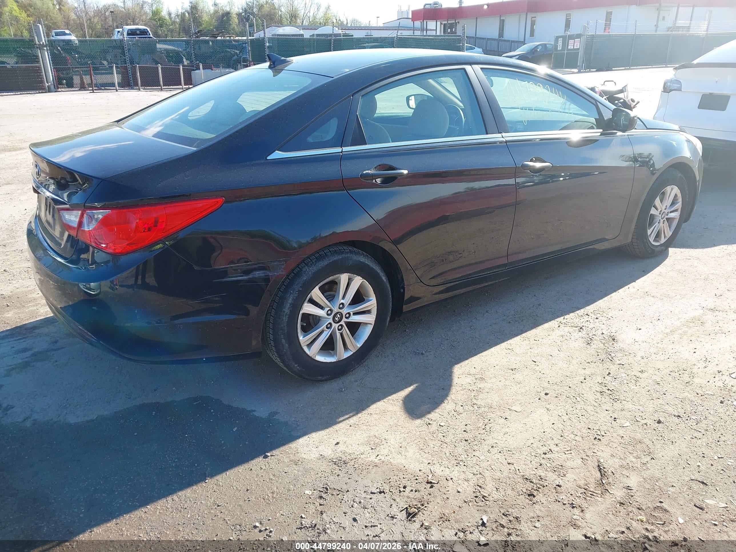 2011 Hyundai Sonata Gls Black vin: 5NPEB4AC7BH130962