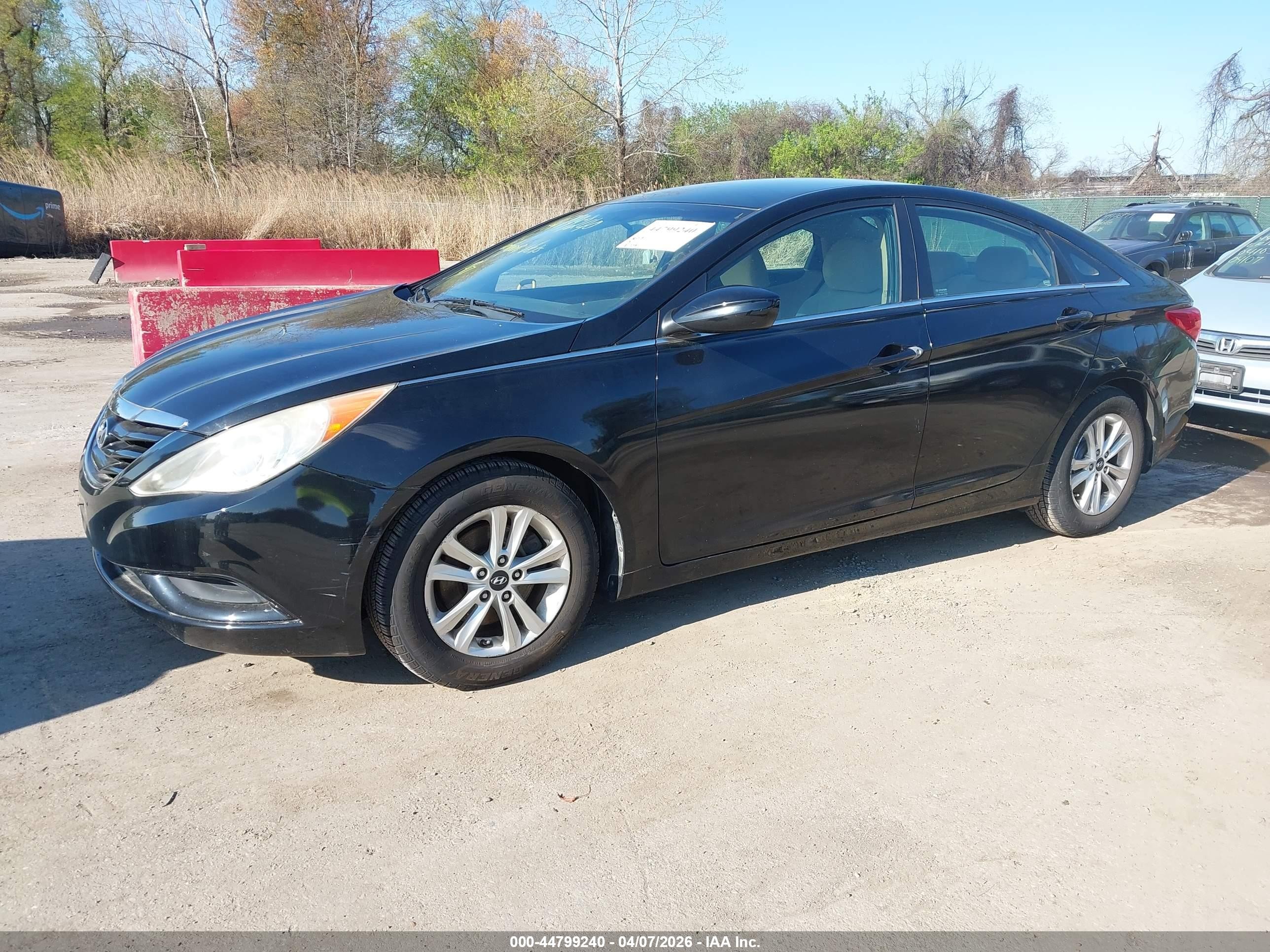 2011 Hyundai Sonata Gls Black vin: 5NPEB4AC7BH130962