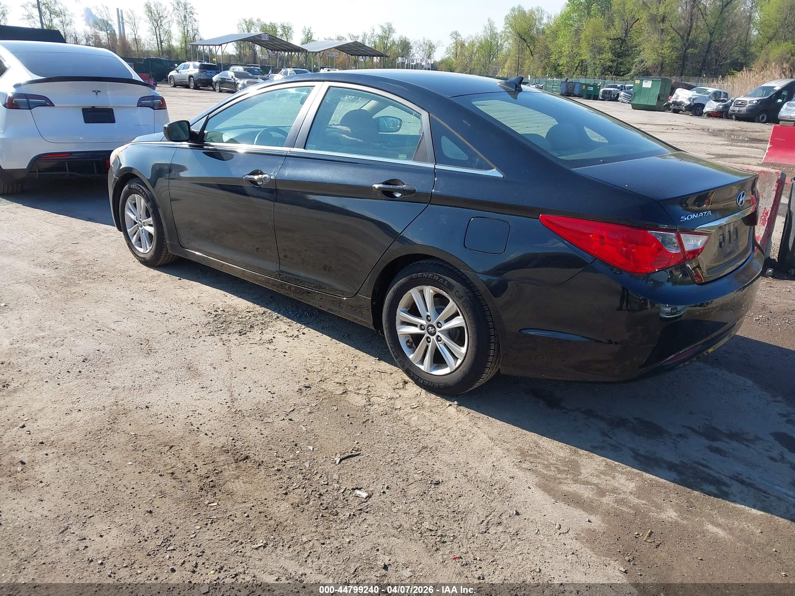 2011 Hyundai Sonata Gls Black vin: 5NPEB4AC7BH130962