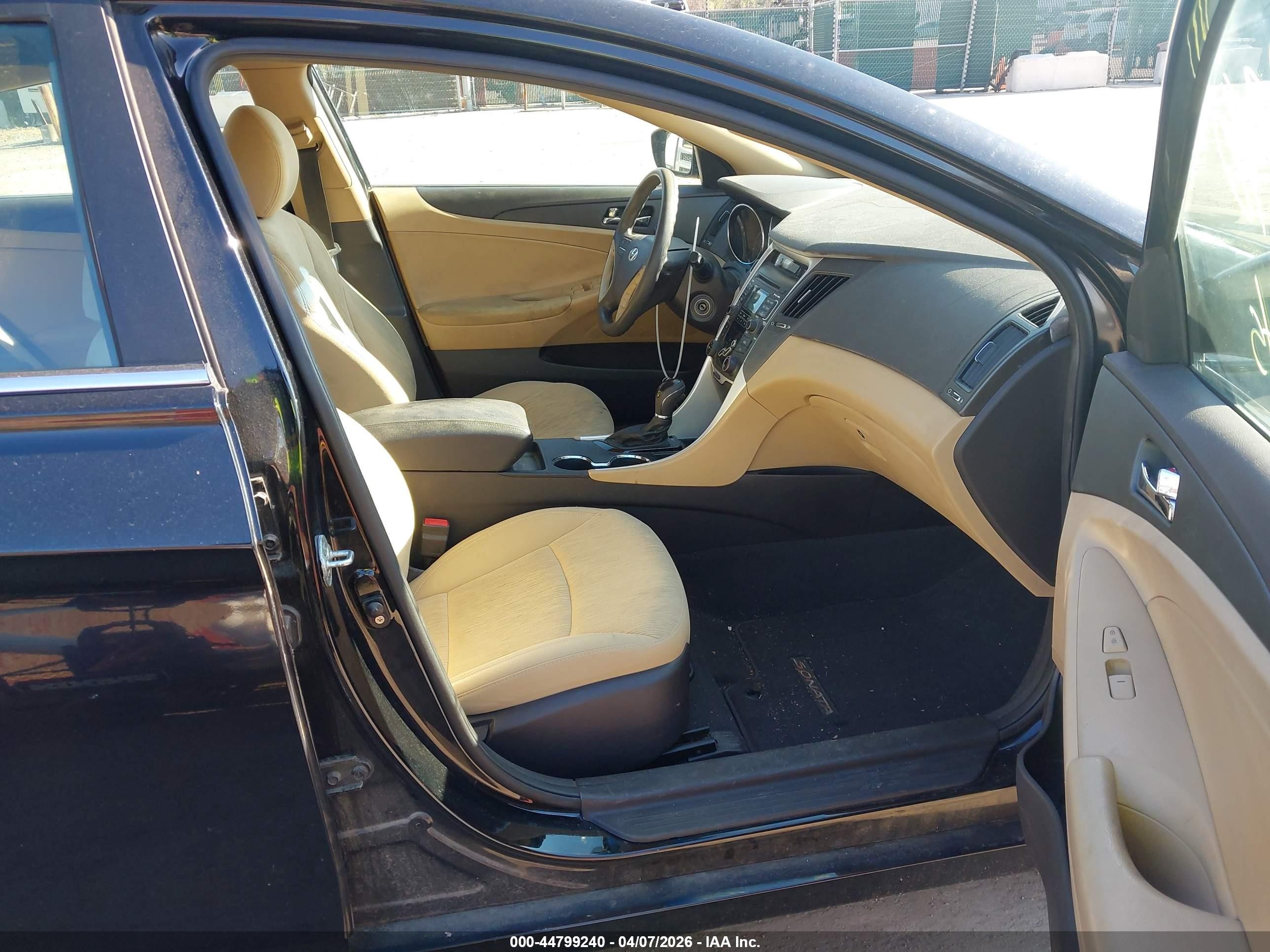 2011 Hyundai Sonata Gls Black vin: 5NPEB4AC7BH130962