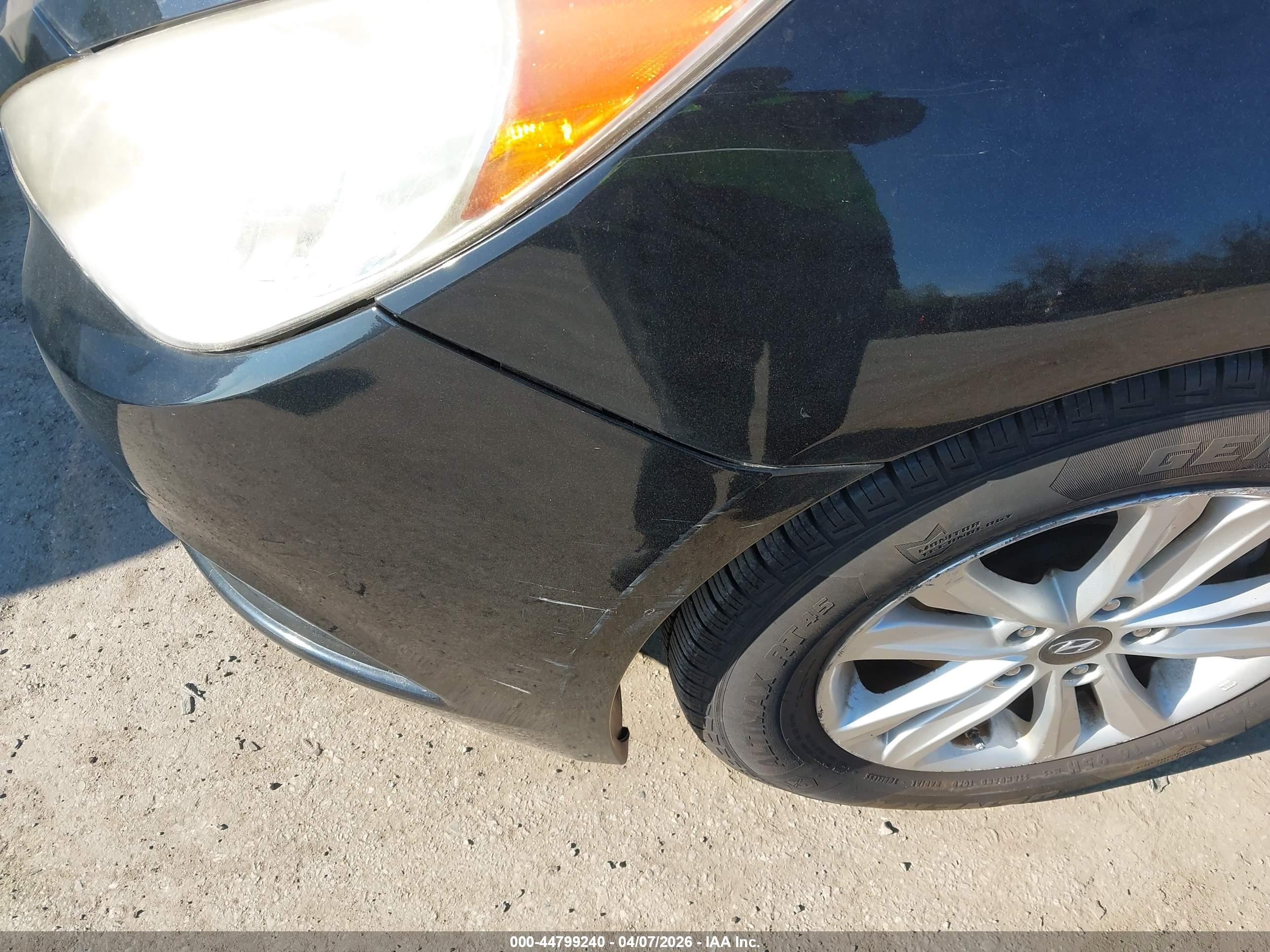 2011 Hyundai Sonata Gls Black vin: 5NPEB4AC7BH130962