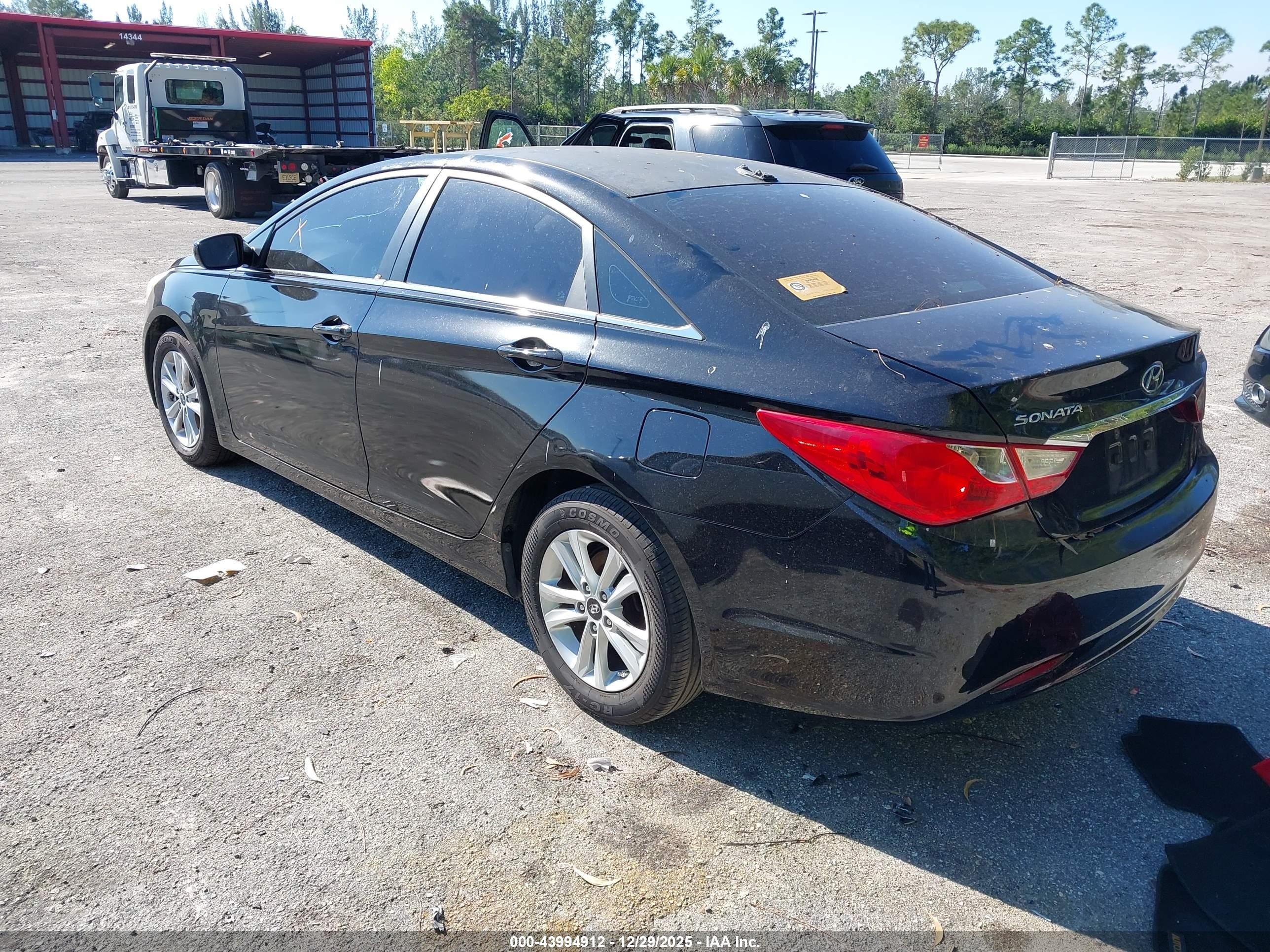 2011 Hyundai Sonata Gls Black vin: 5NPEB4AC7BH136552