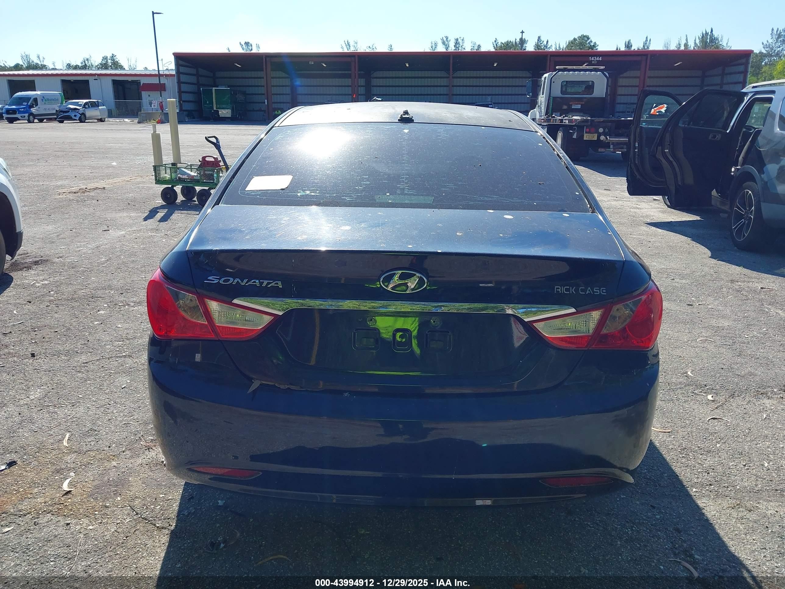 2011 Hyundai Sonata Gls Black vin: 5NPEB4AC7BH136552
