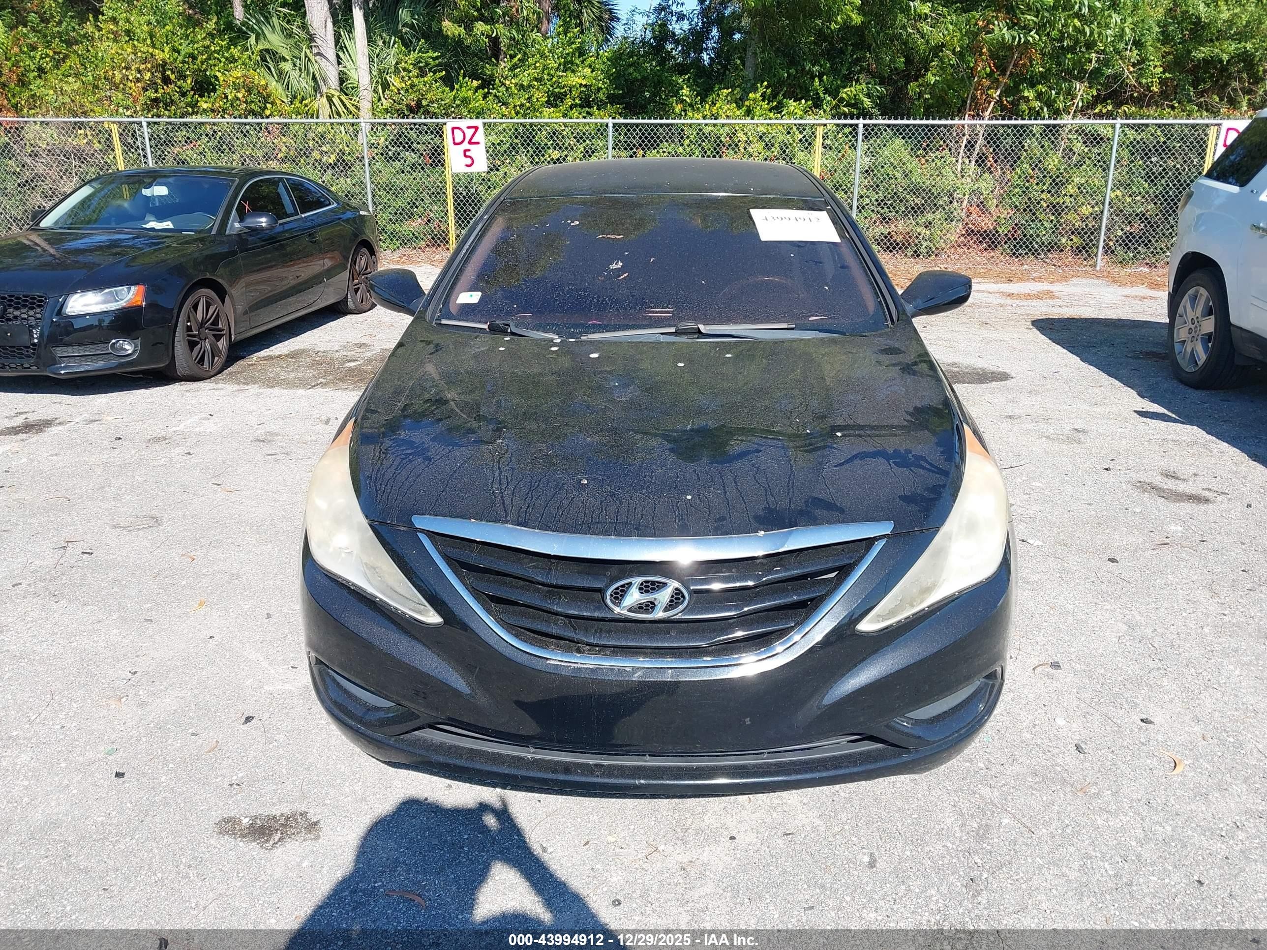 2011 Hyundai Sonata Gls Black vin: 5NPEB4AC7BH136552