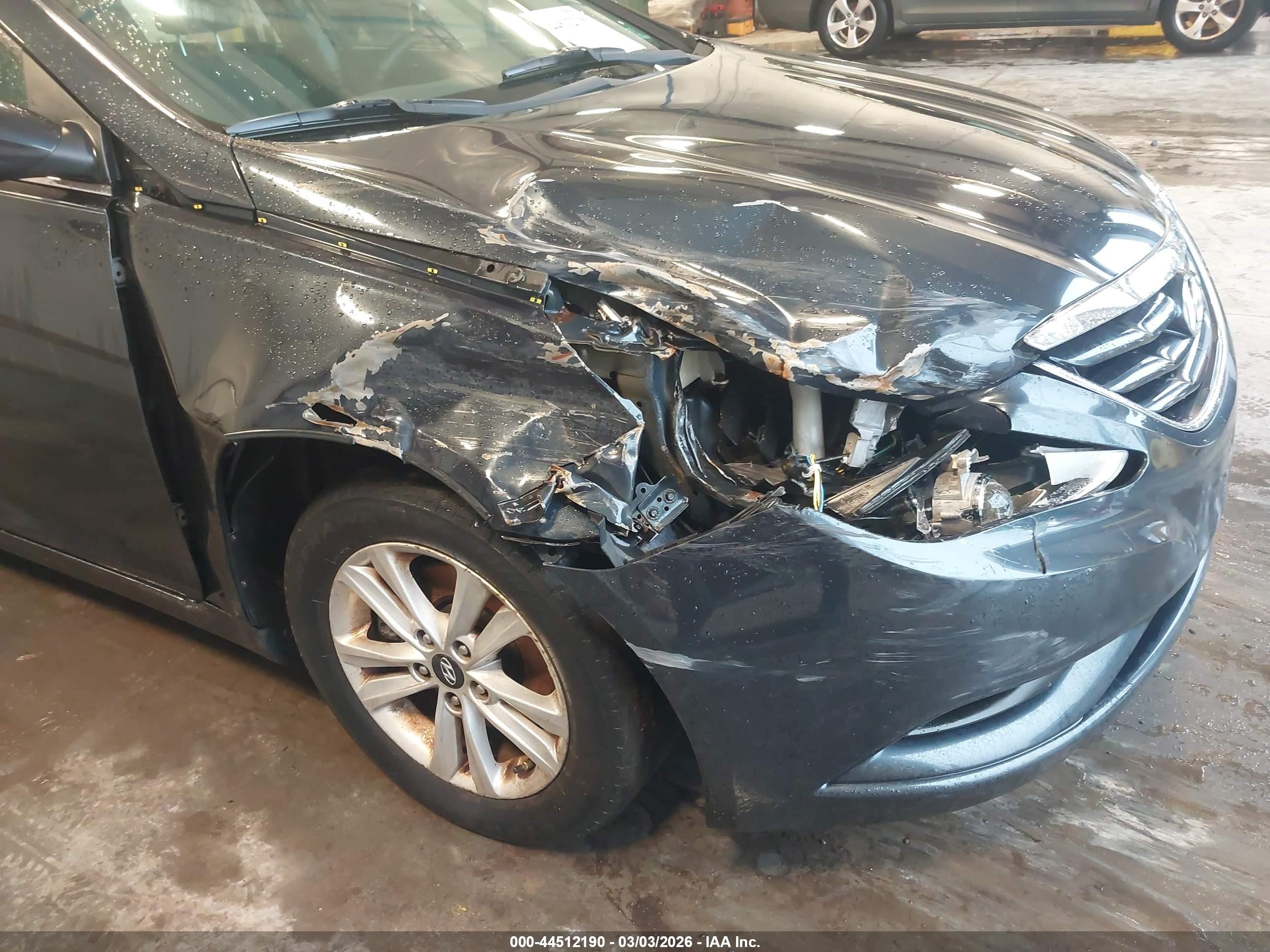 2011 Hyundai Sonata Gls Синий vin: 5NPEB4AC7BH150175