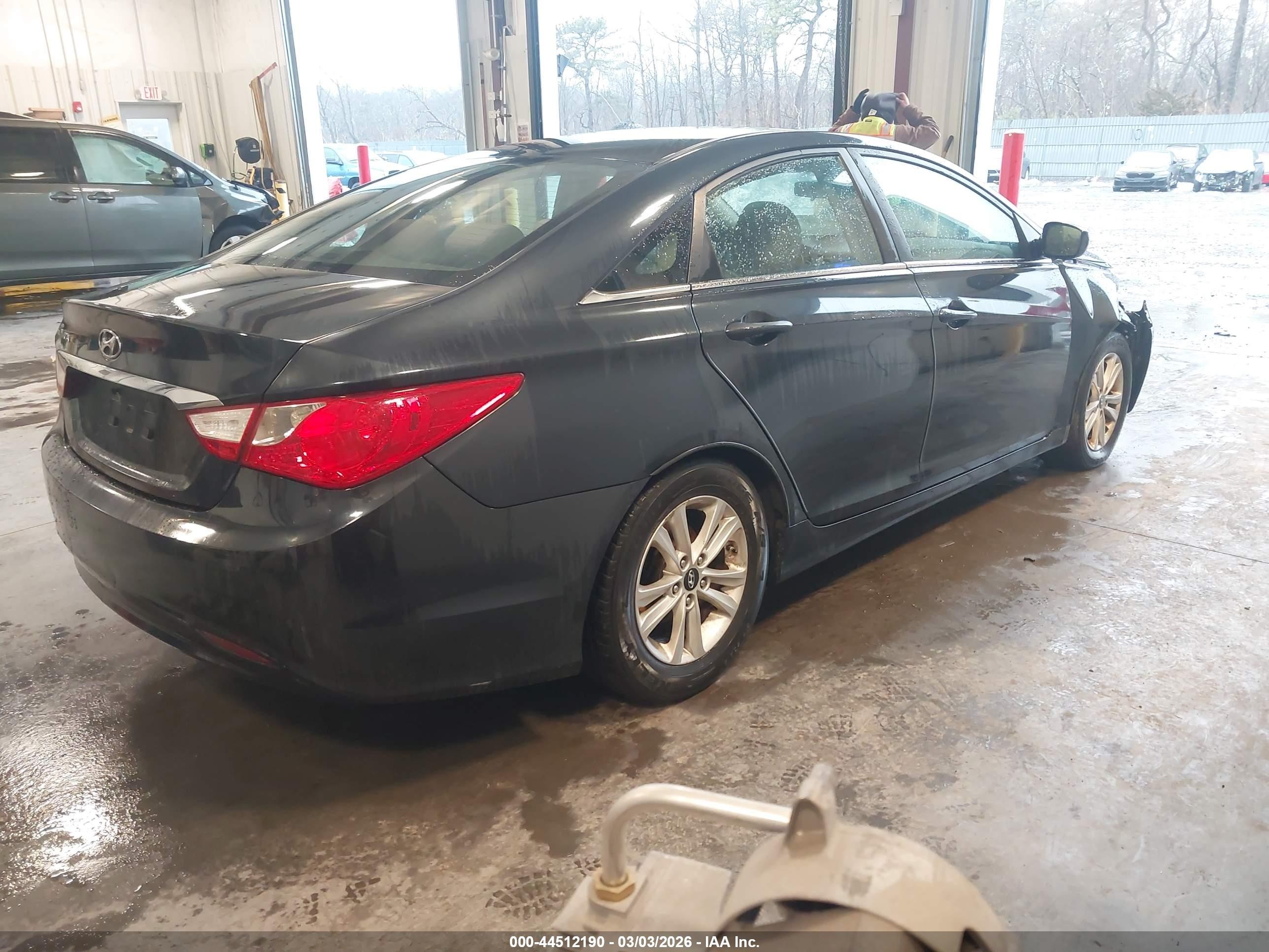 2011 Hyundai Sonata Gls Синий vin: 5NPEB4AC7BH150175