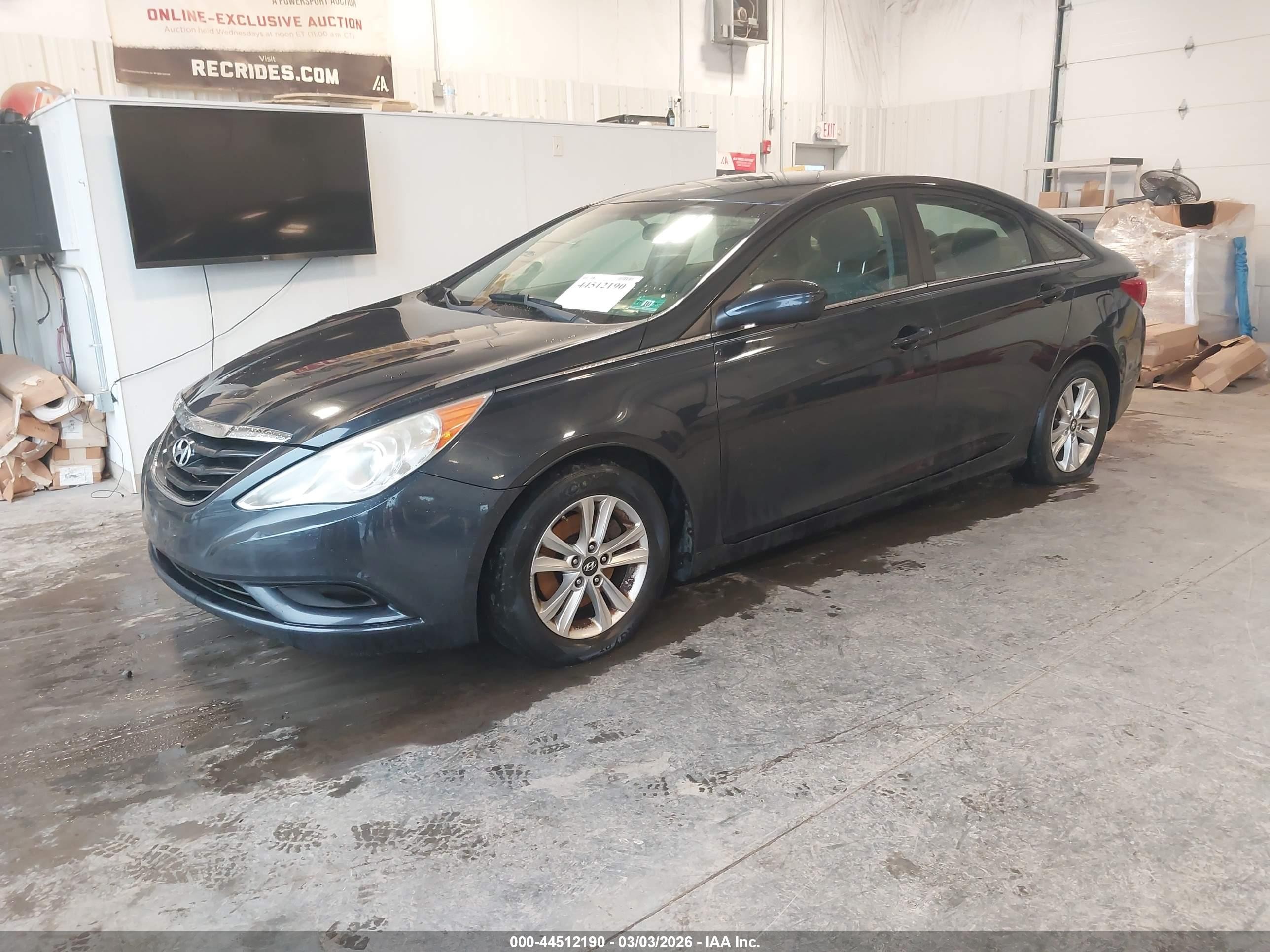 2011 Hyundai Sonata Gls Синий vin: 5NPEB4AC7BH150175