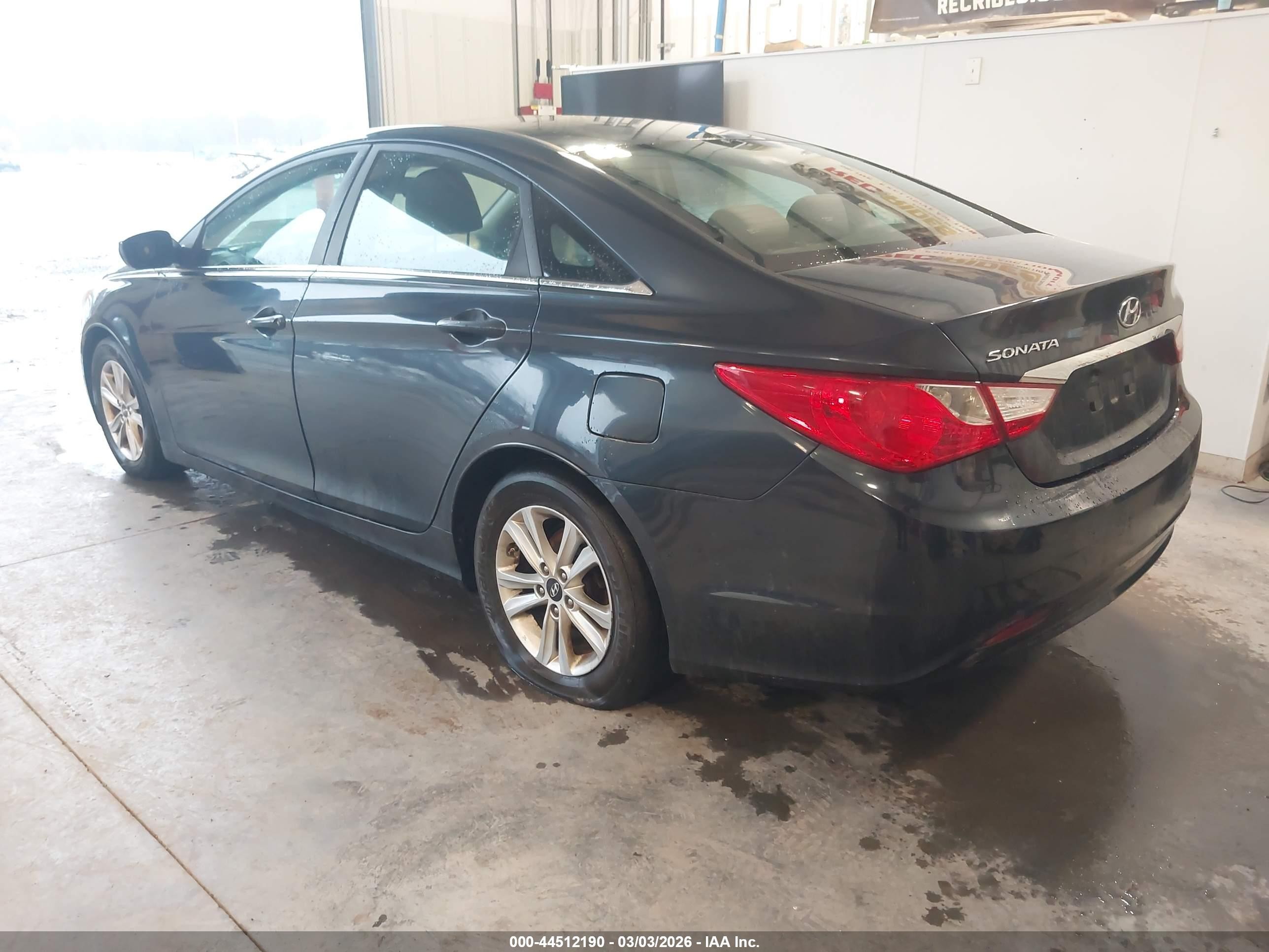 2011 Hyundai Sonata Gls Синий vin: 5NPEB4AC7BH150175