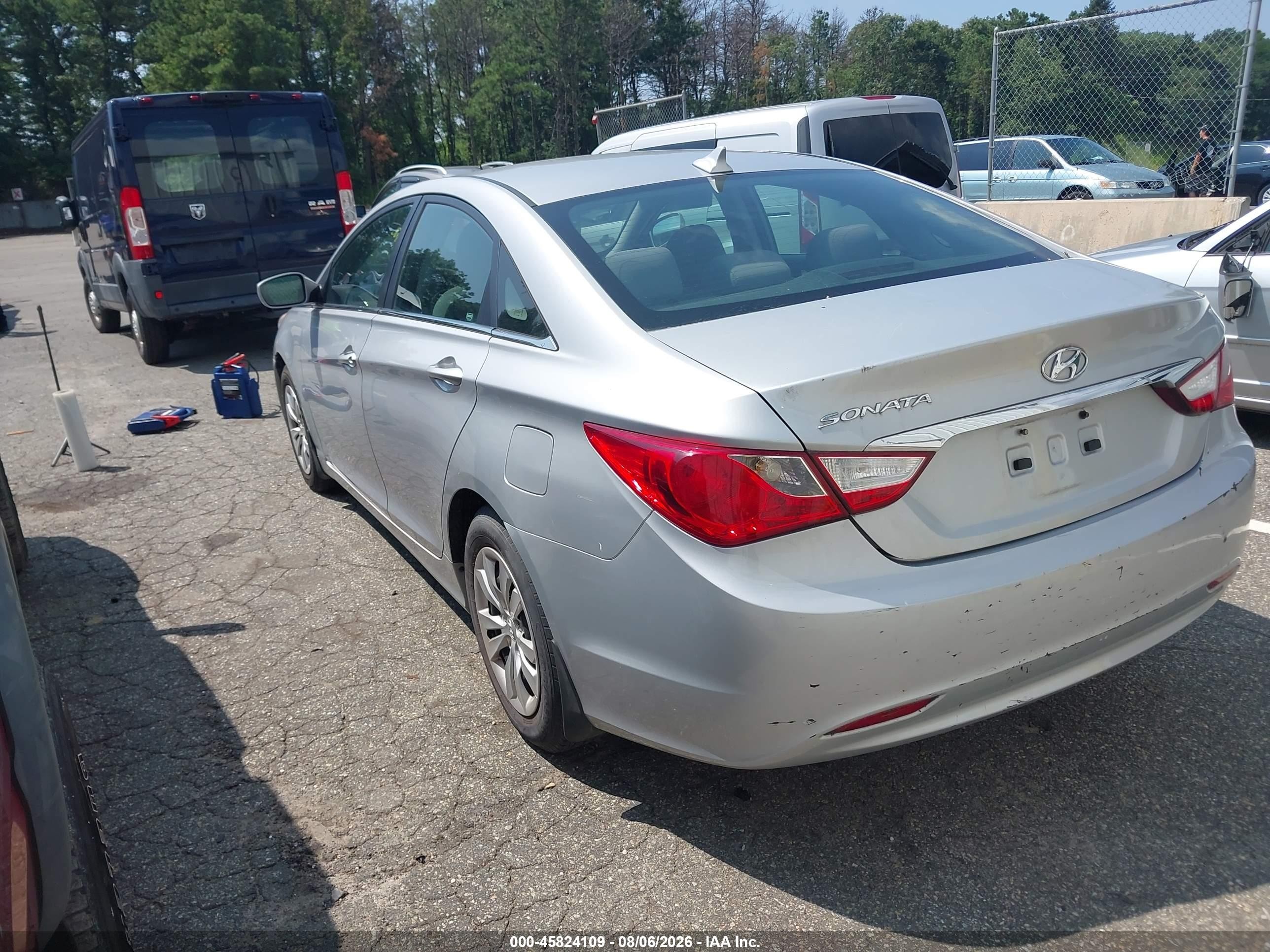 2011 Hyundai Sonata Gls Gray vin: 5NPEB4AC7BH150404