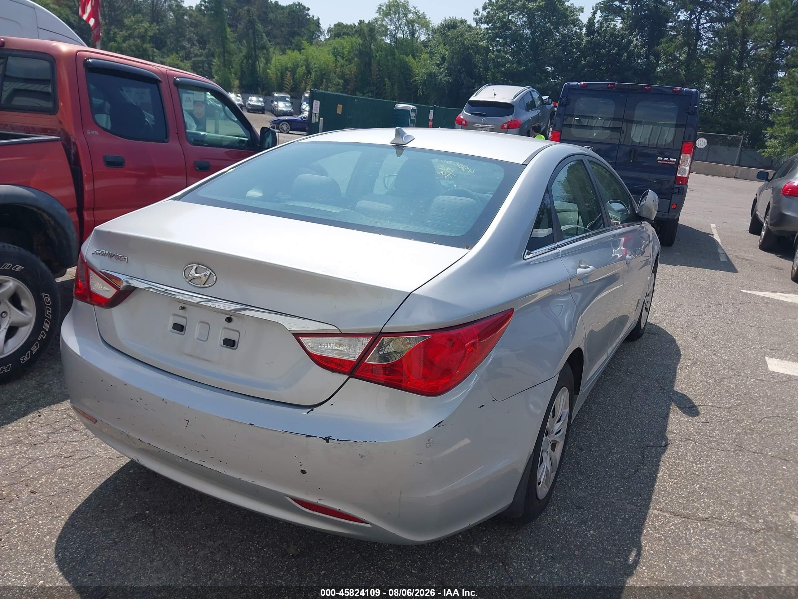 2011 Hyundai Sonata Gls Gray vin: 5NPEB4AC7BH150404
