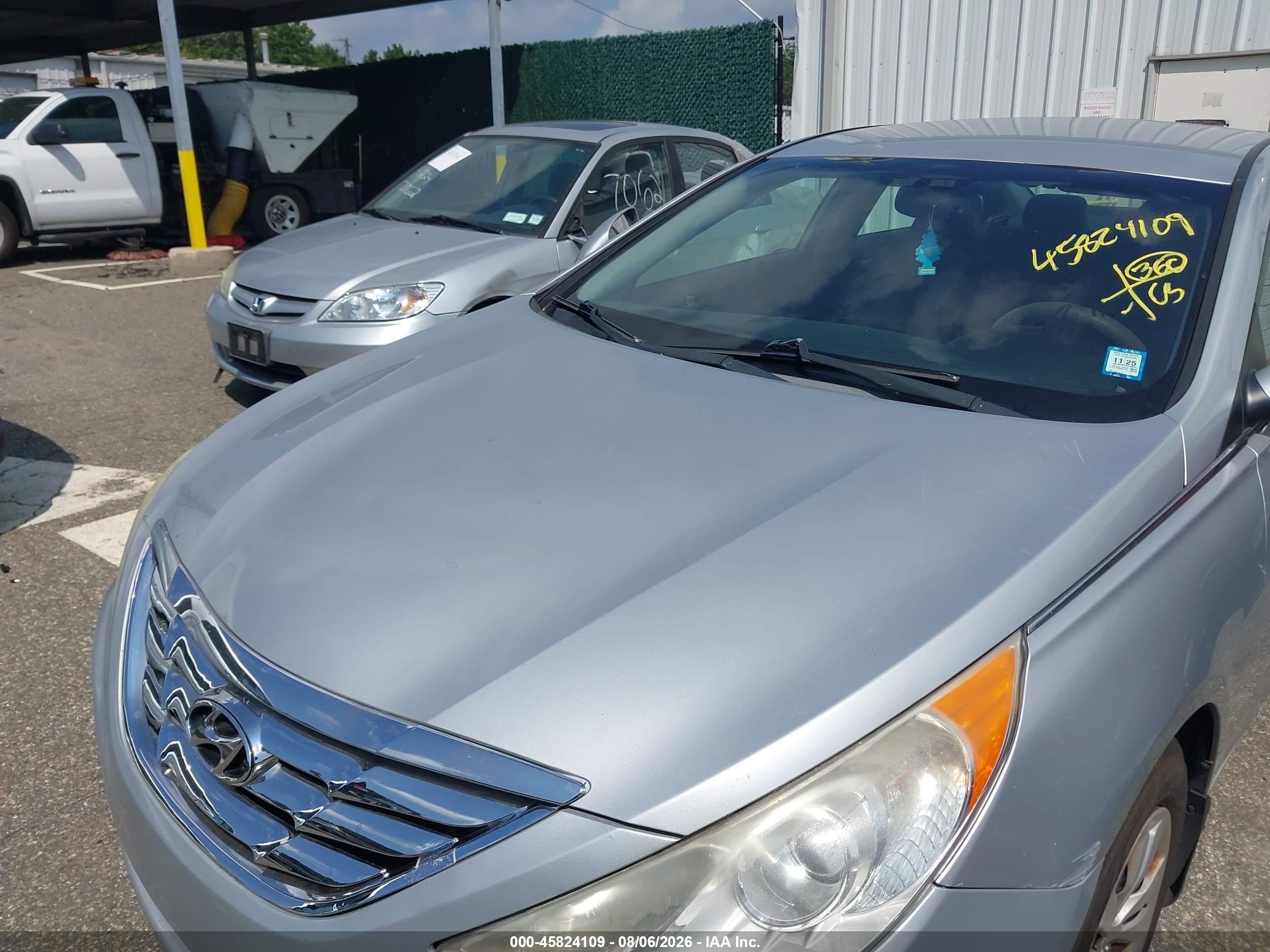 2011 Hyundai Sonata Gls Gray vin: 5NPEB4AC7BH150404