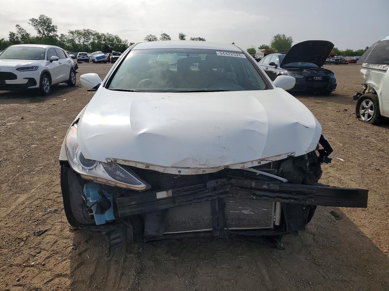 2011 Hyundai Sonata Gls White vin: 5NPEB4AC7BH180308