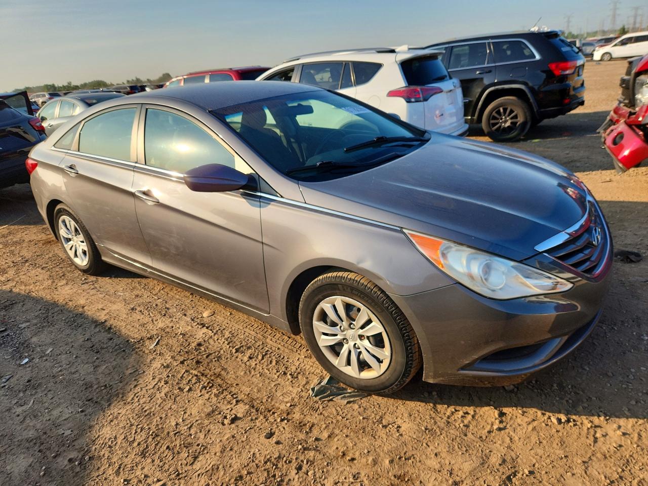 2011 Hyundai Sonata Gls Gray vin: 5NPEB4AC7BH194936